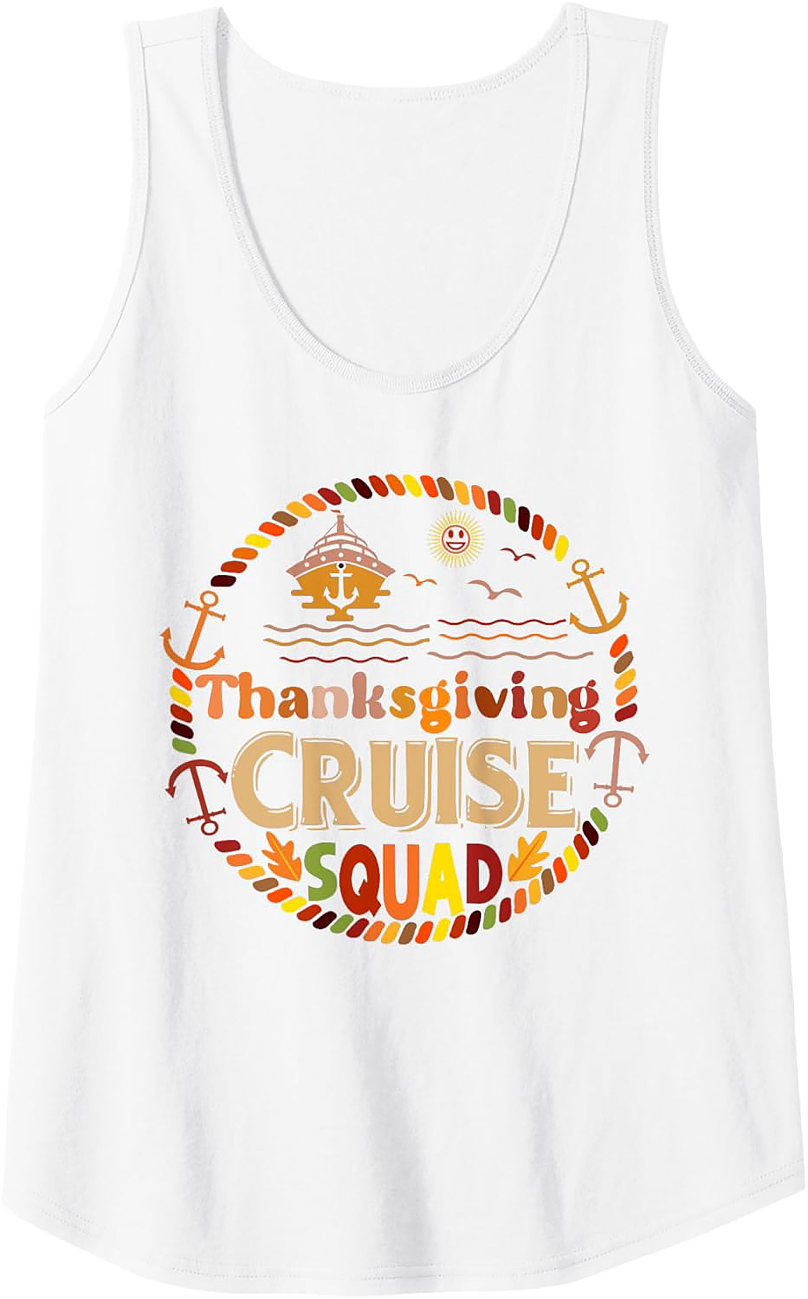 Thanksgiving Cruise Squad Graphic Tank Top | Unisex Fit