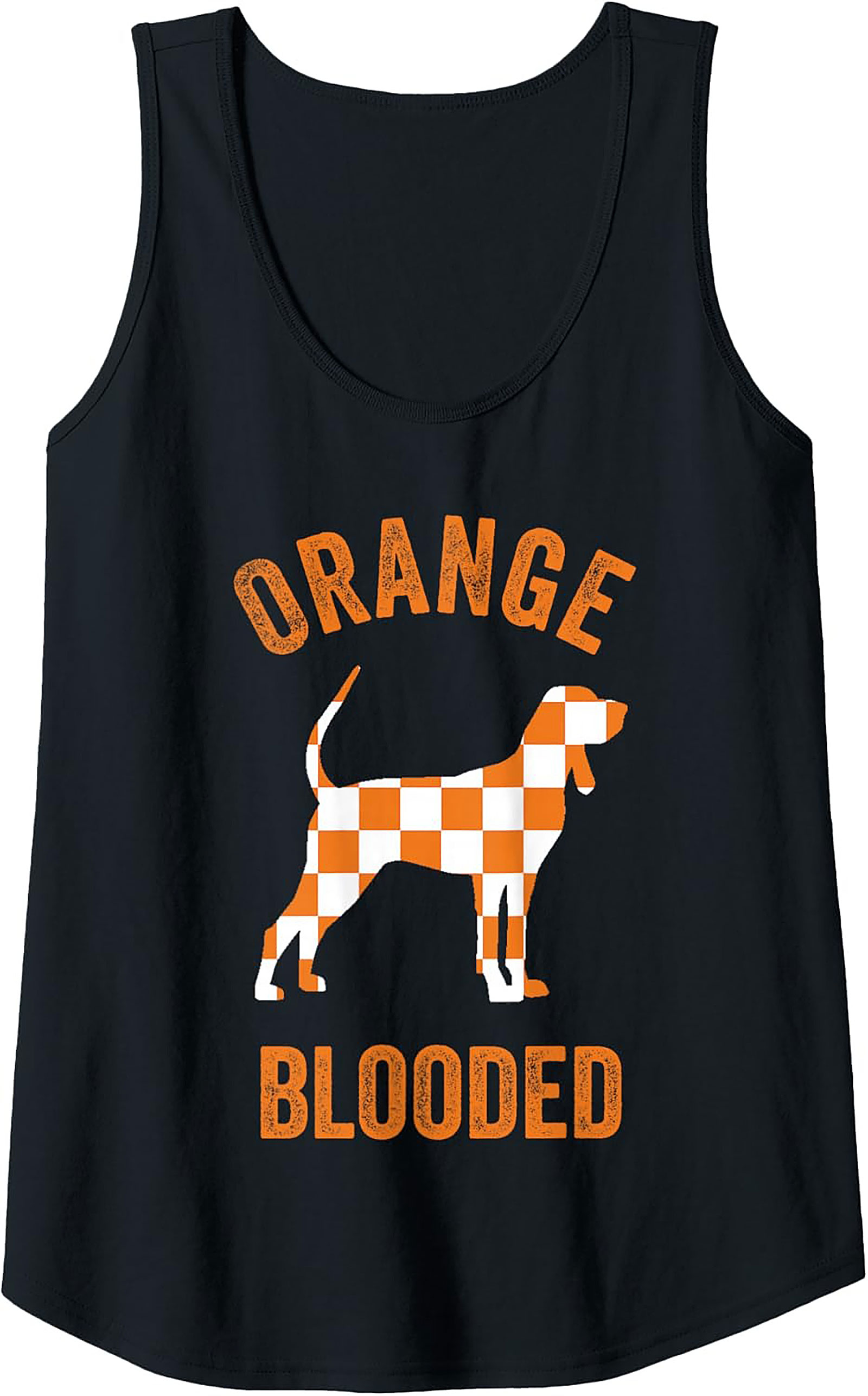 Tennessee Orange Blooded Dog Graphic Tank Top Game Day