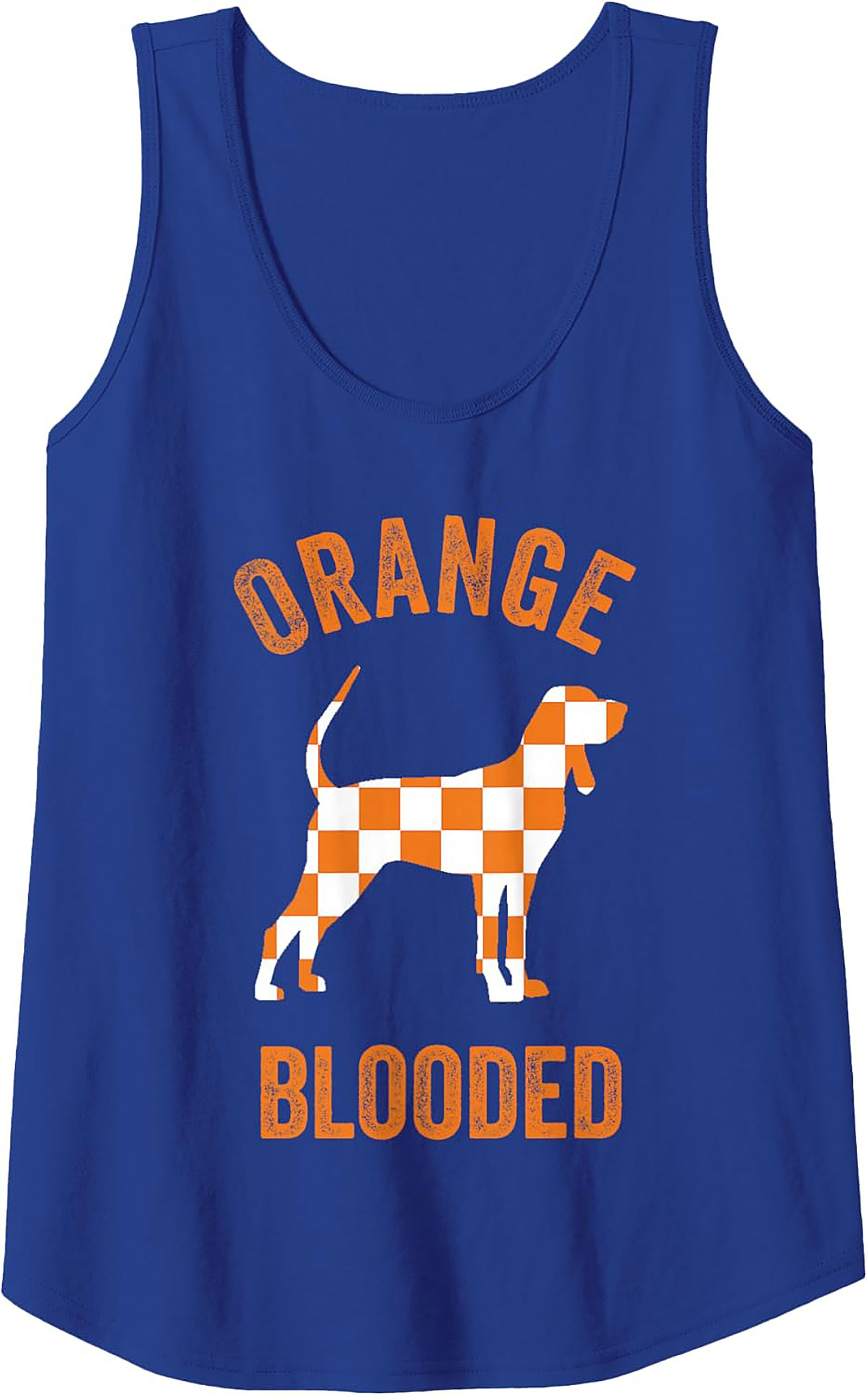 Tennessee Orange Blooded Dog Graphic Tank Top Game Day