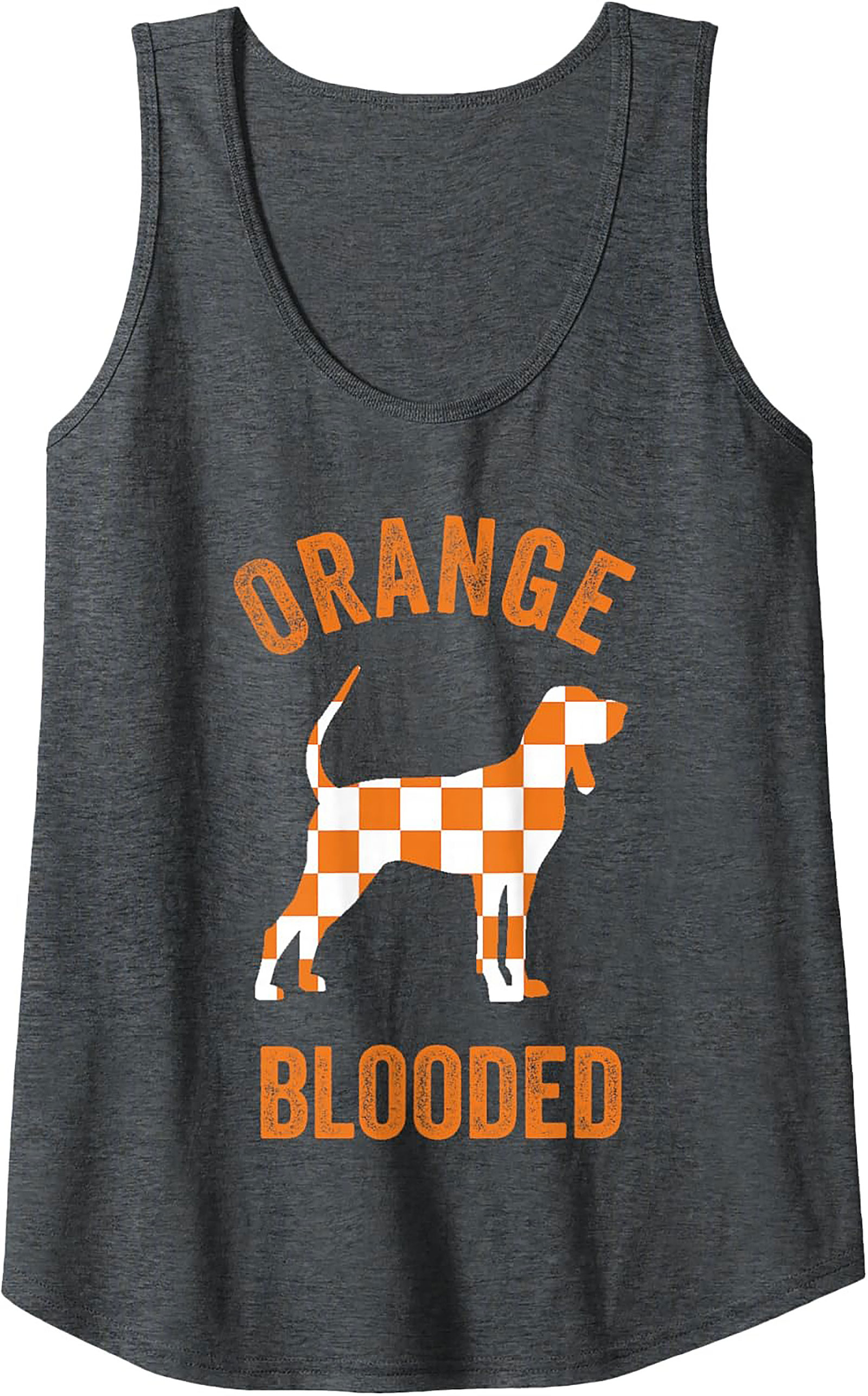 Tennessee Orange Blooded Dog Graphic Tank Top Game Day
