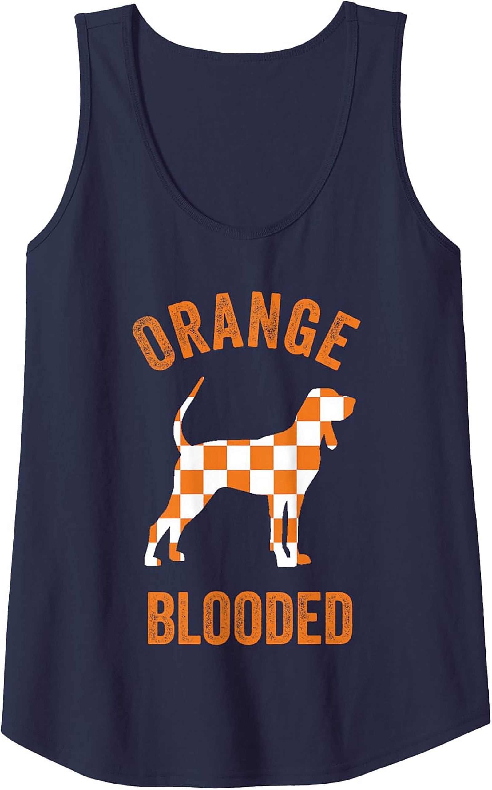 Tennessee Orange Blooded Dog Graphic Tank Top Game Day