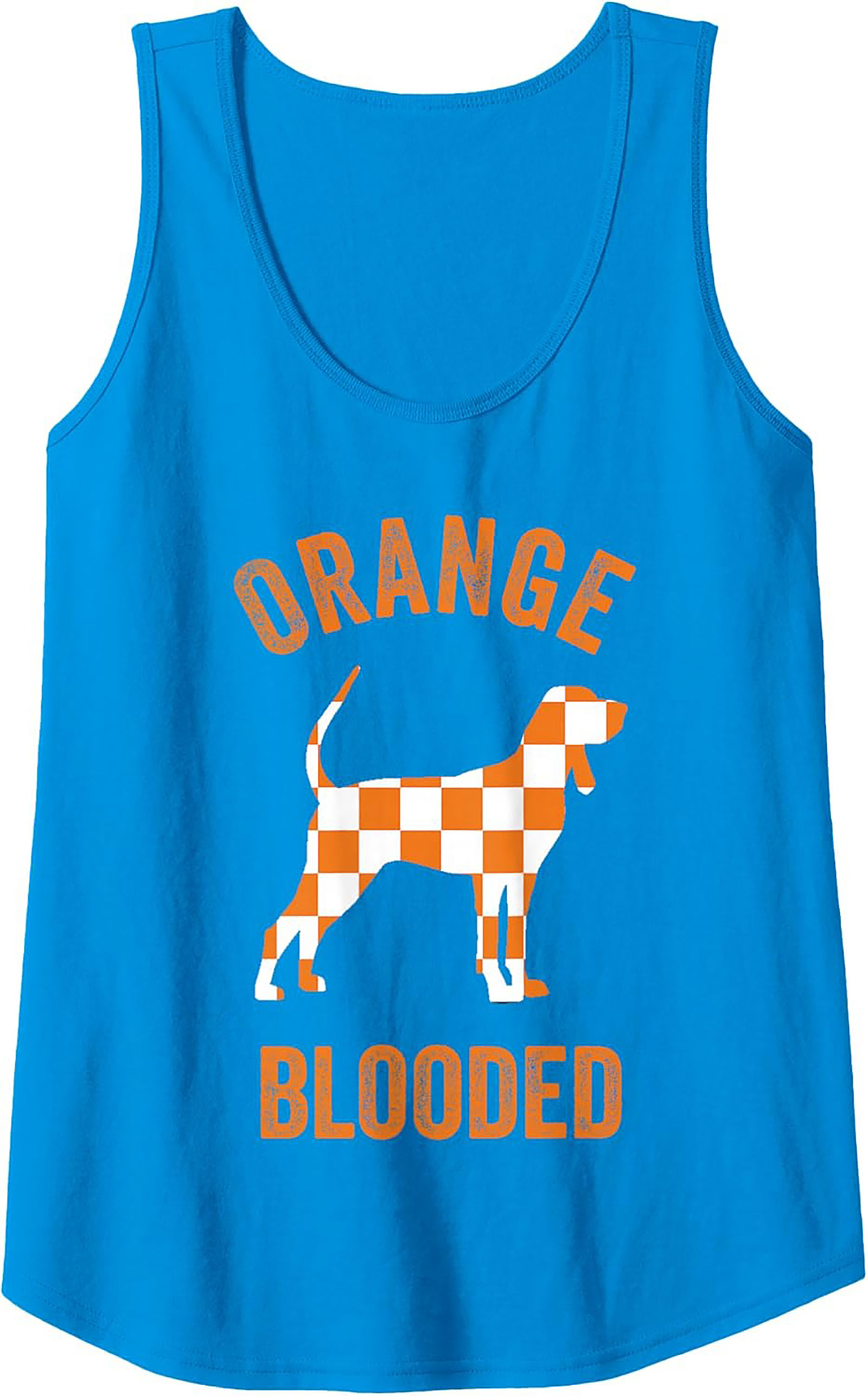Tennessee Orange Blooded Dog Graphic Tank Top Game Day