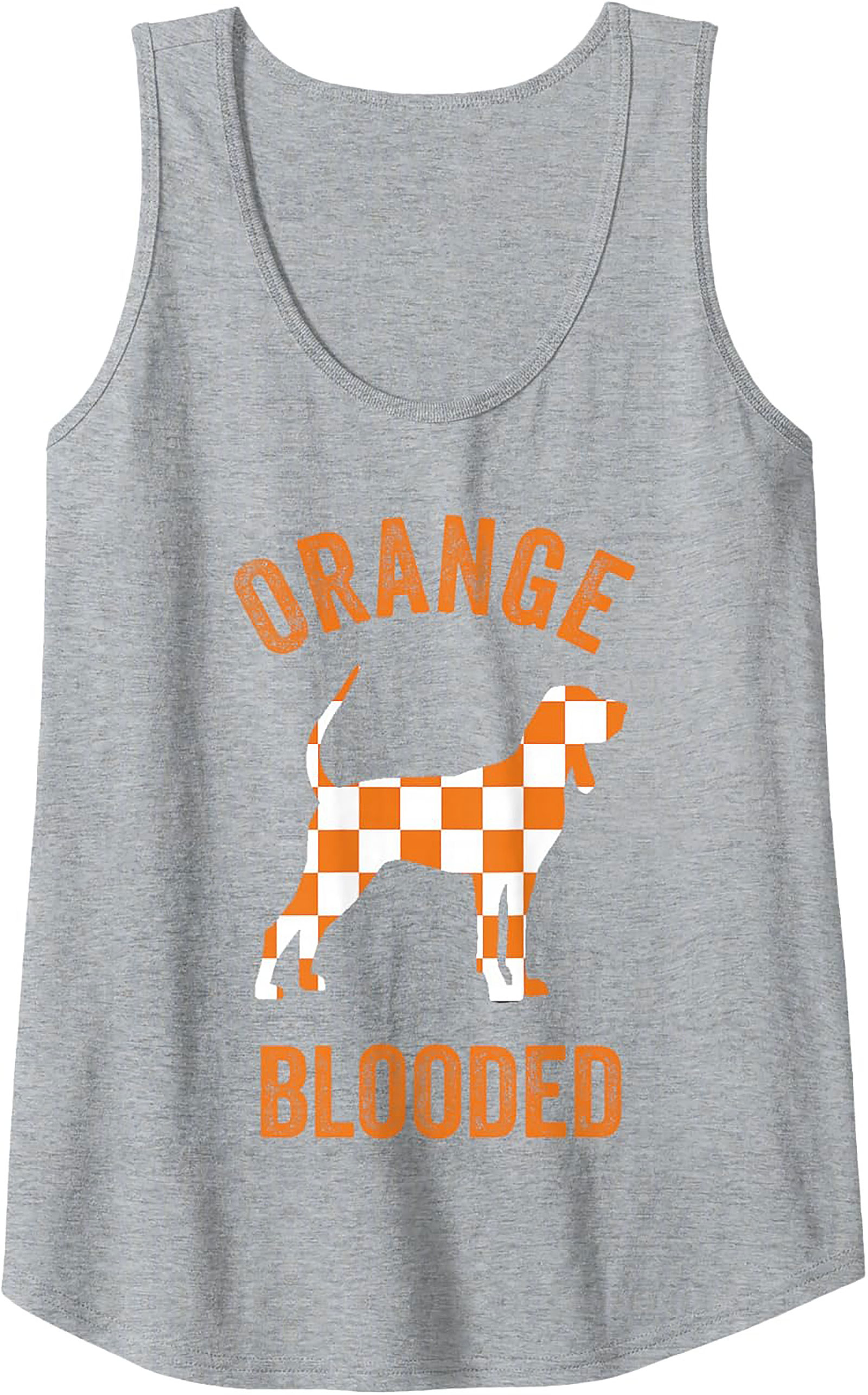 Tennessee Orange Blooded Dog Graphic Tank Top Game Day