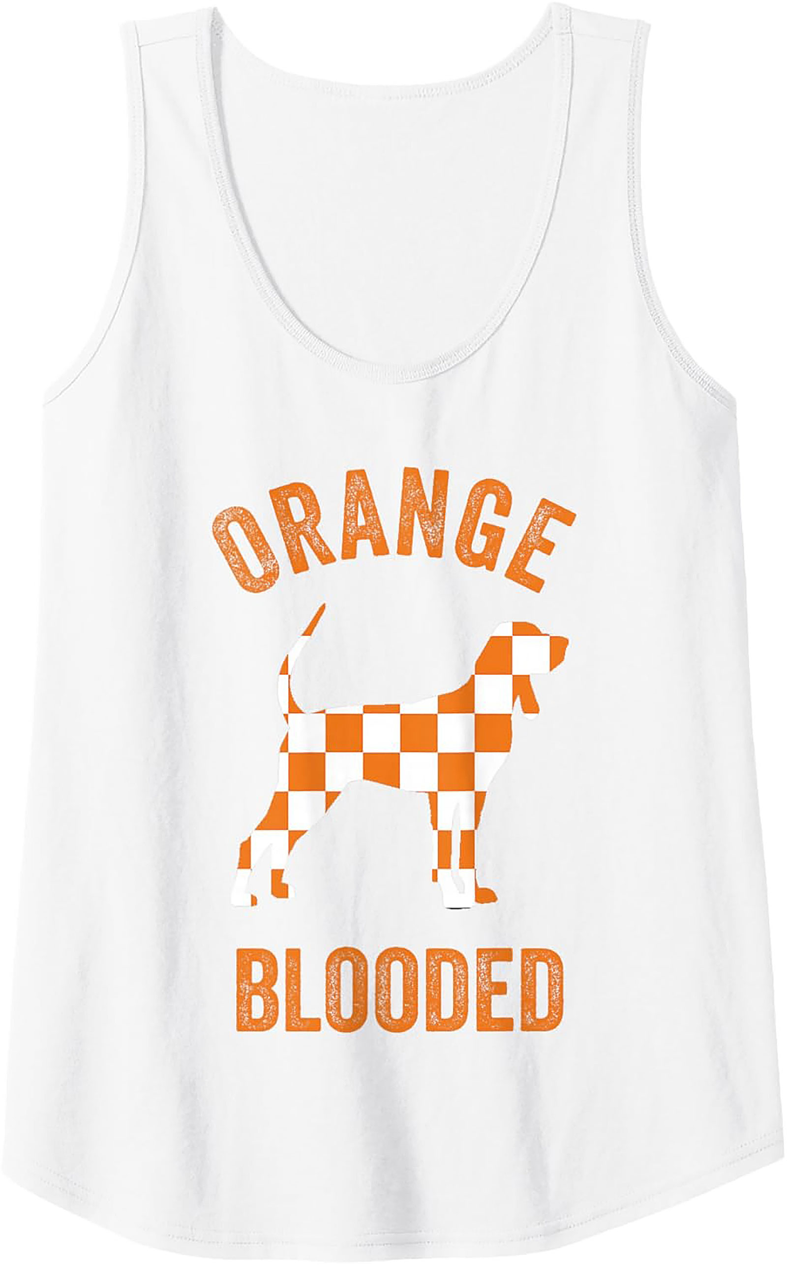 Tennessee Orange Blooded Dog Graphic Tank Top Game Day