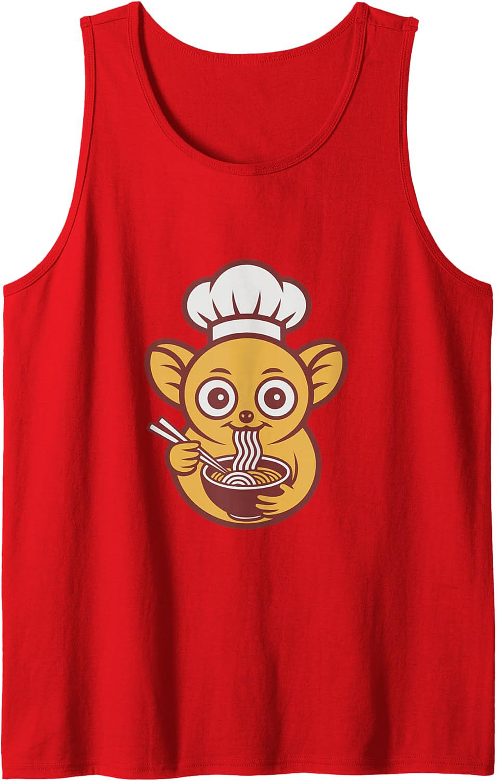 Ramen Chef Graphic Tank Top Cute Foodie Sleeveless Shirt