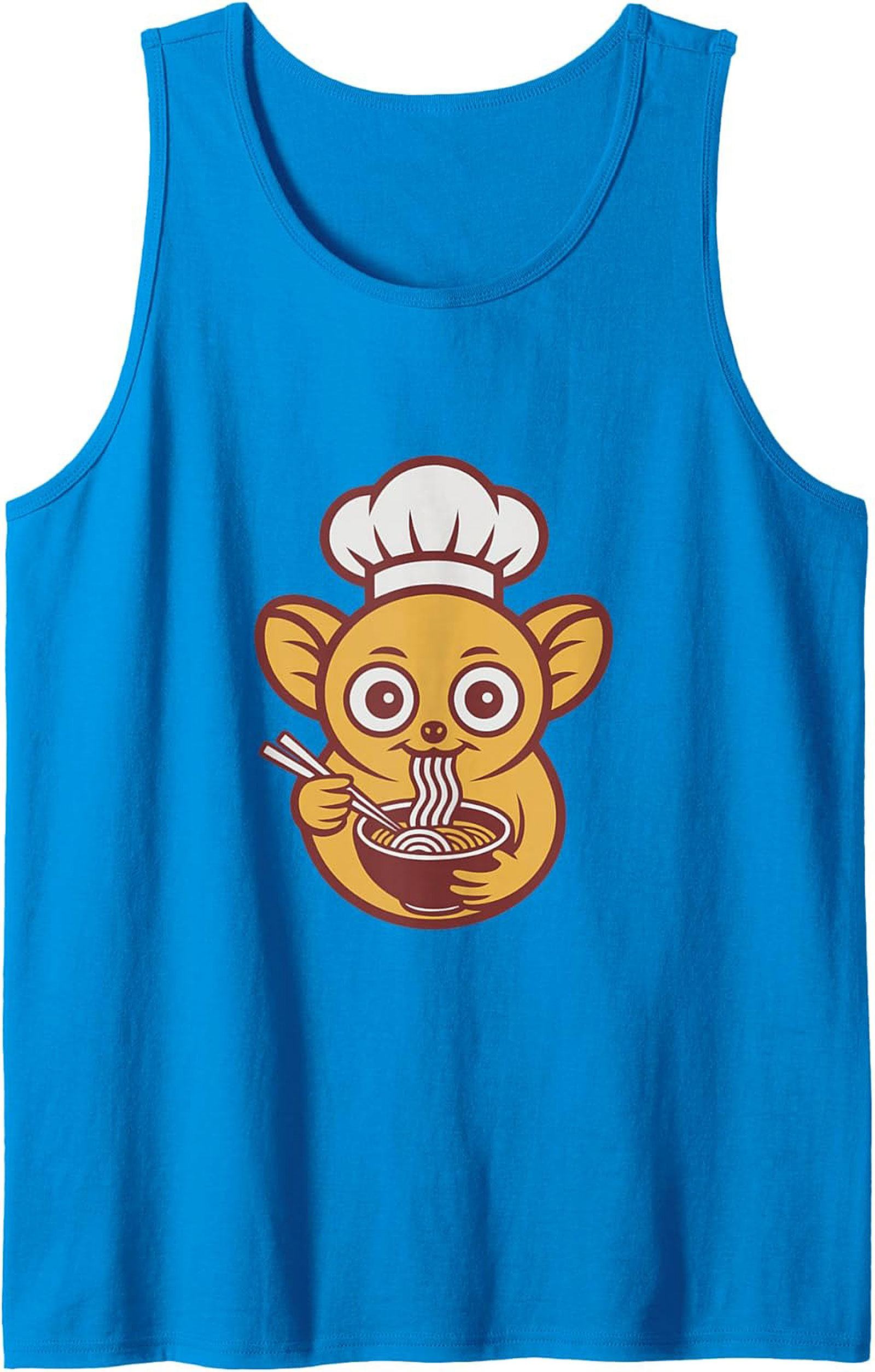 Ramen Chef Graphic Tank Top Cute Foodie Sleeveless Shirt