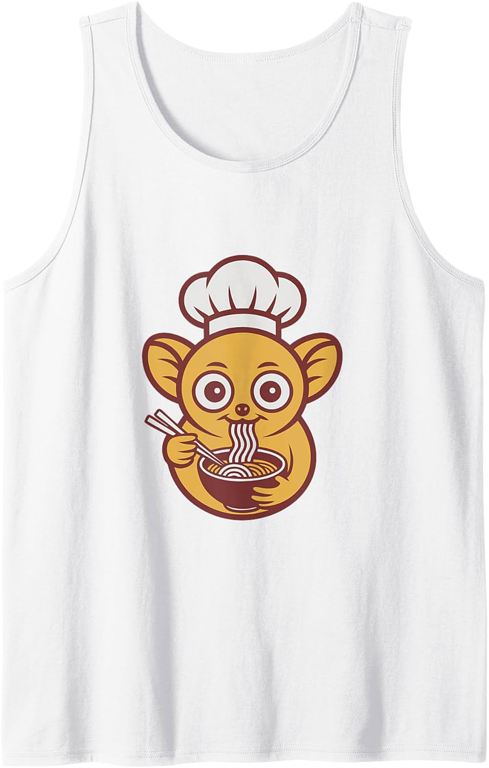 Ramen Chef Graphic Tank Top Cute Foodie Sleeveless Shirt