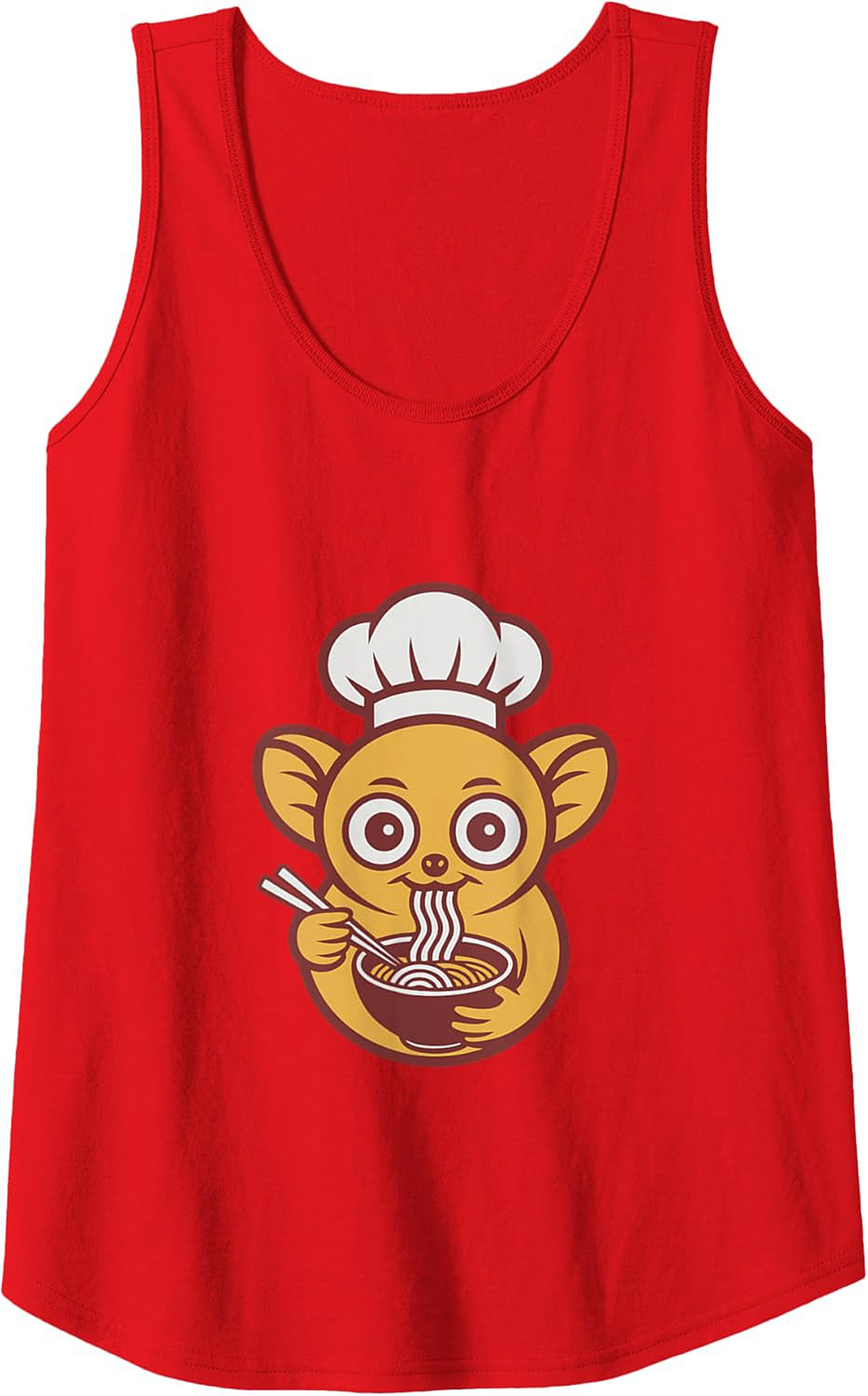 Ramen Chef Graphic Tank Top Cute Foodie Sleeveless Shirt