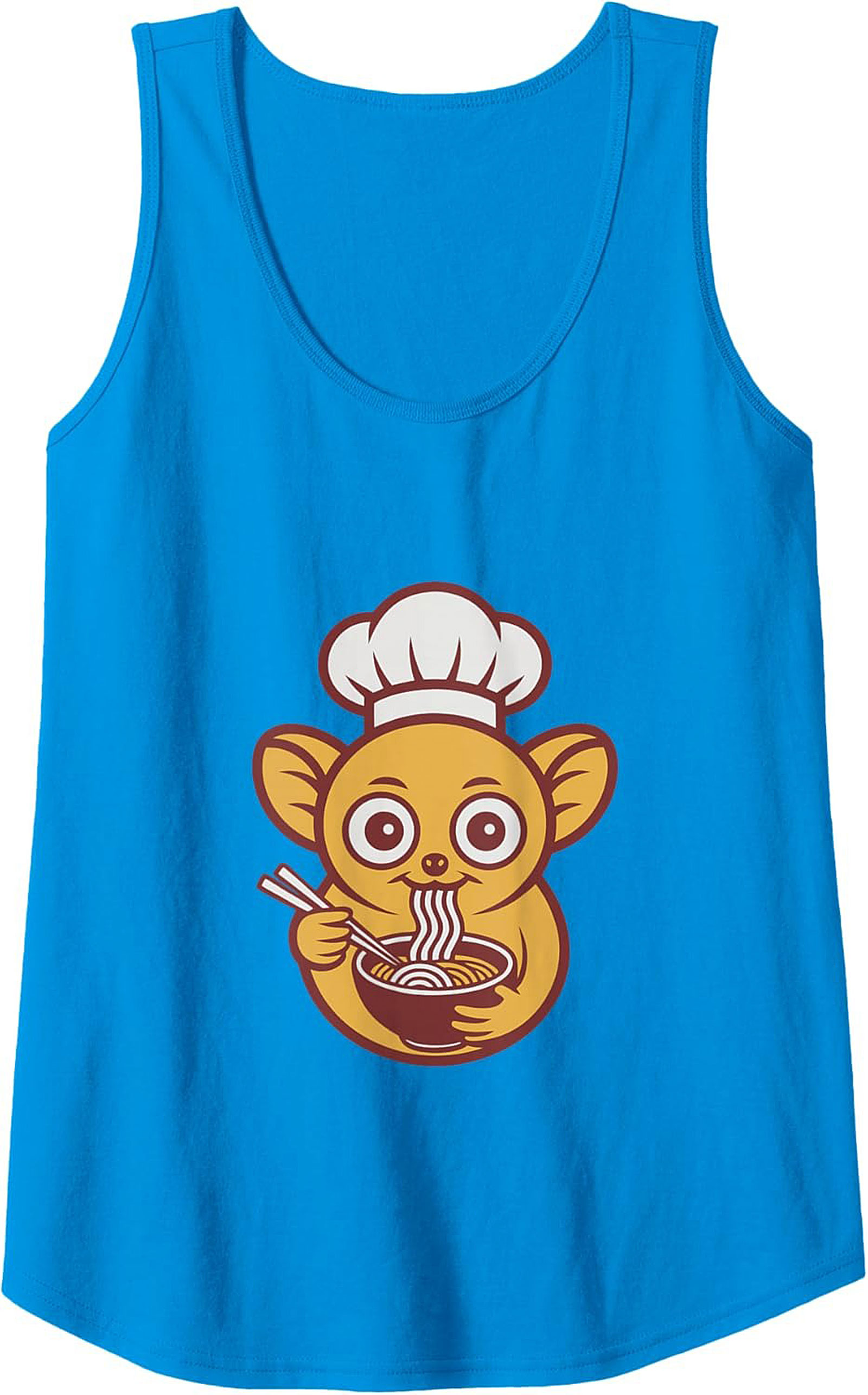 Ramen Chef Graphic Tank Top Cute Foodie Sleeveless Shirt