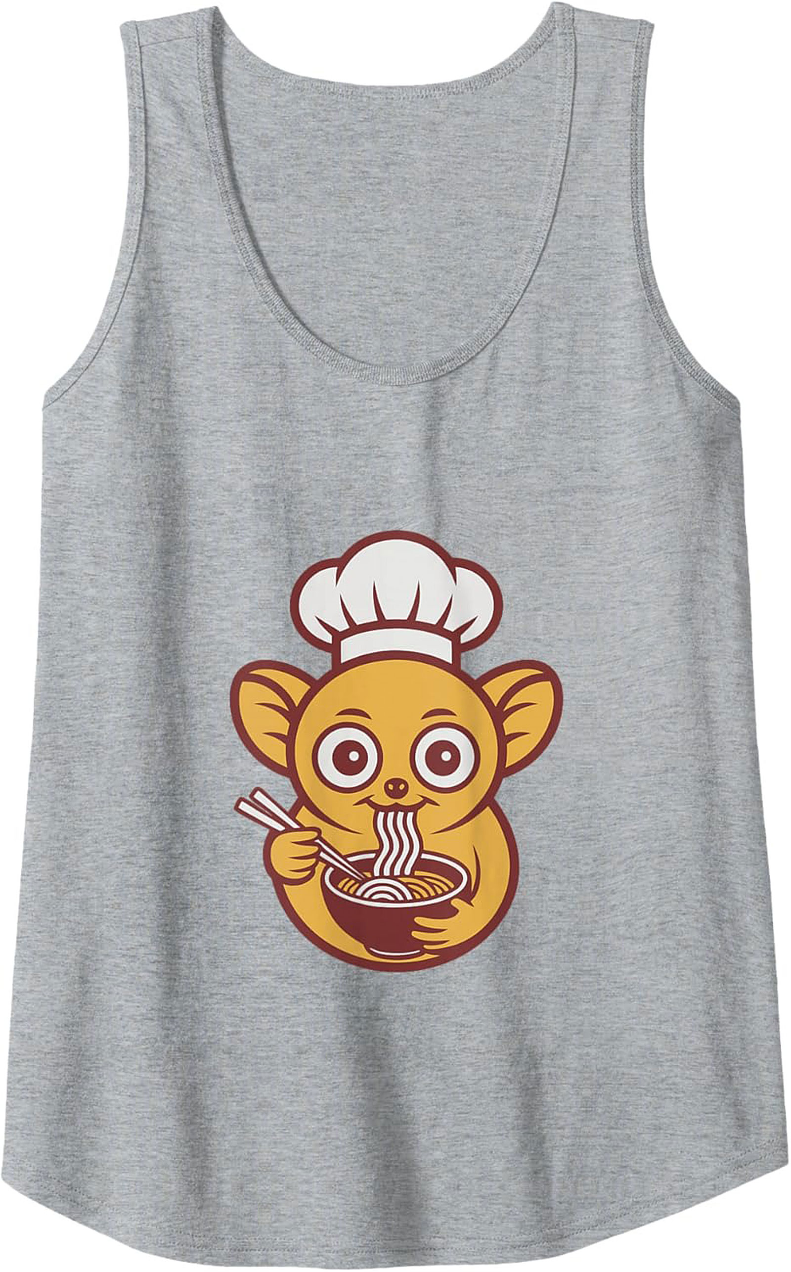 Ramen Chef Graphic Tank Top Cute Foodie Sleeveless Shirt