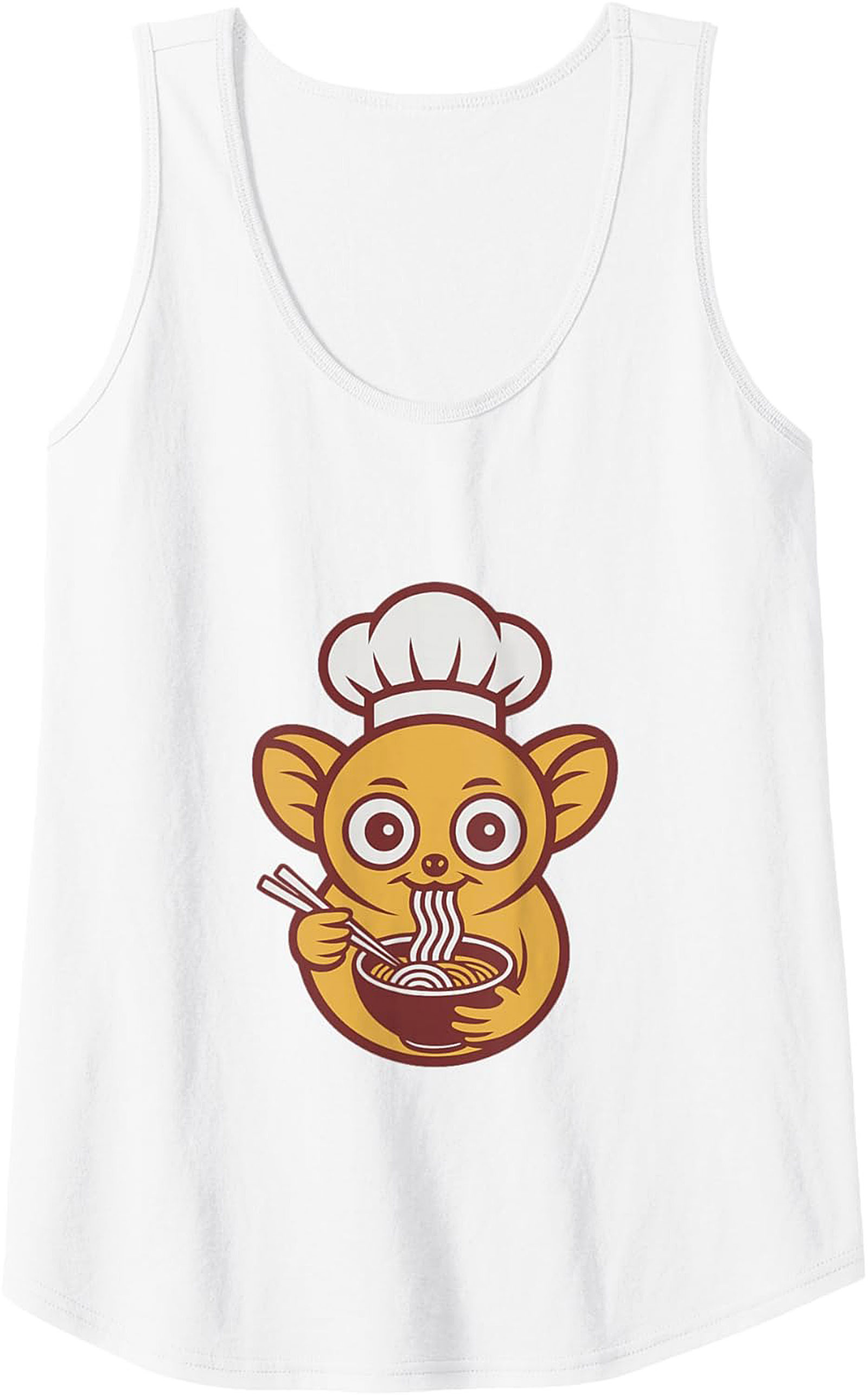 Ramen Chef Graphic Tank Top Cute Foodie Sleeveless Shirt