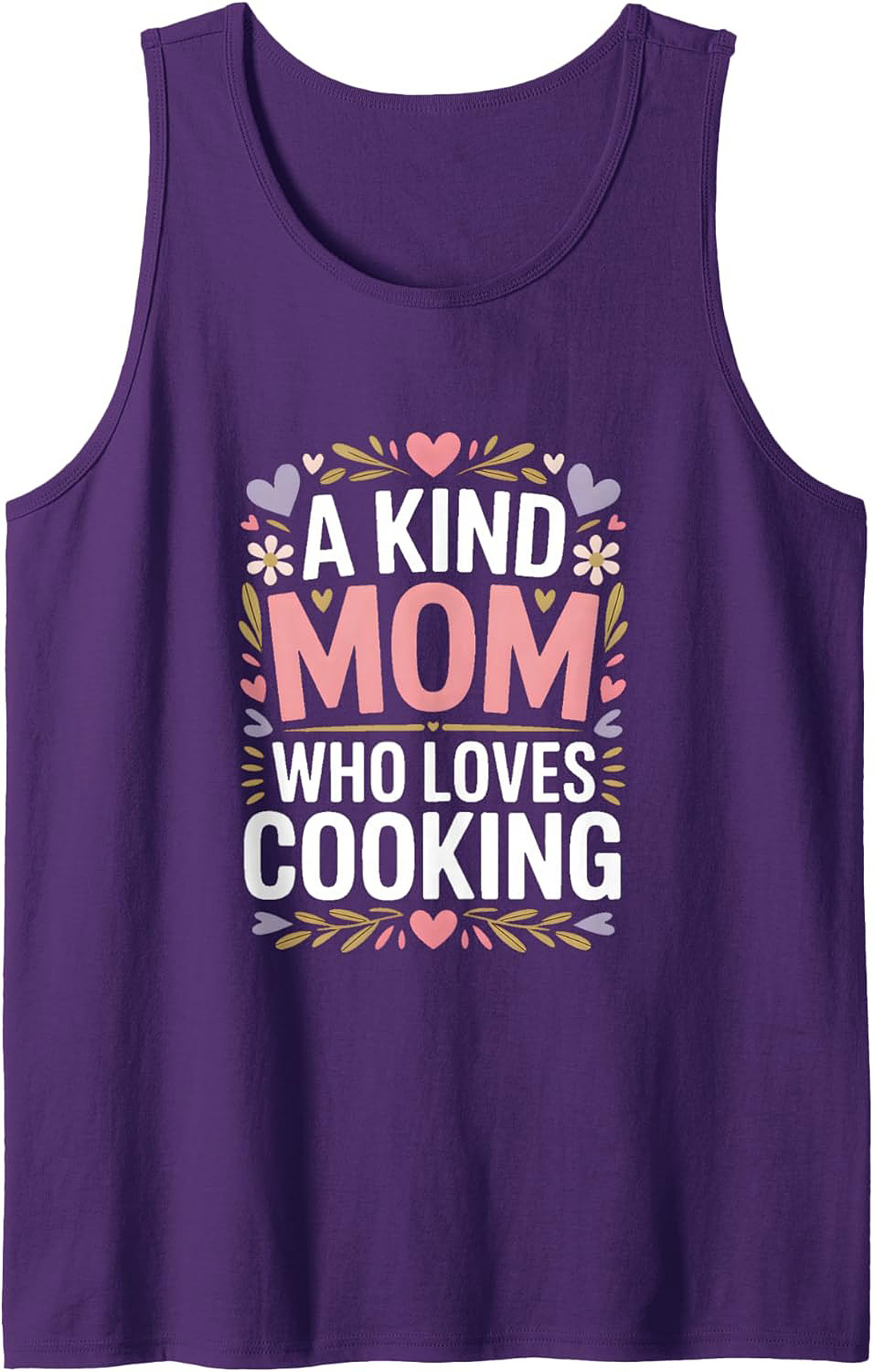 Kind Mom Who Loves Cooking Tank Top Mother's Day Gift