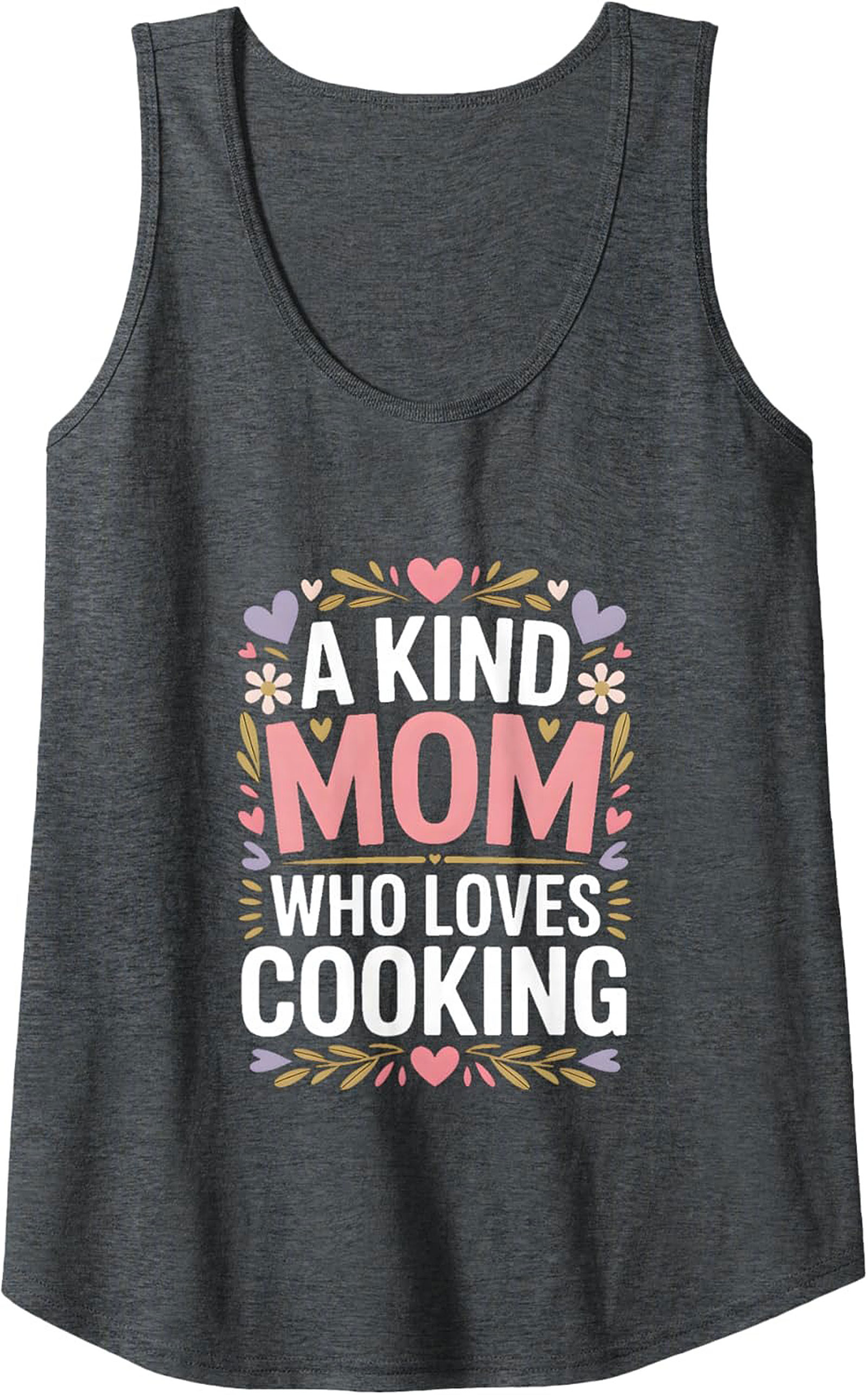 Kind Mom Who Loves Cooking Tank Top Mother's Day Gift