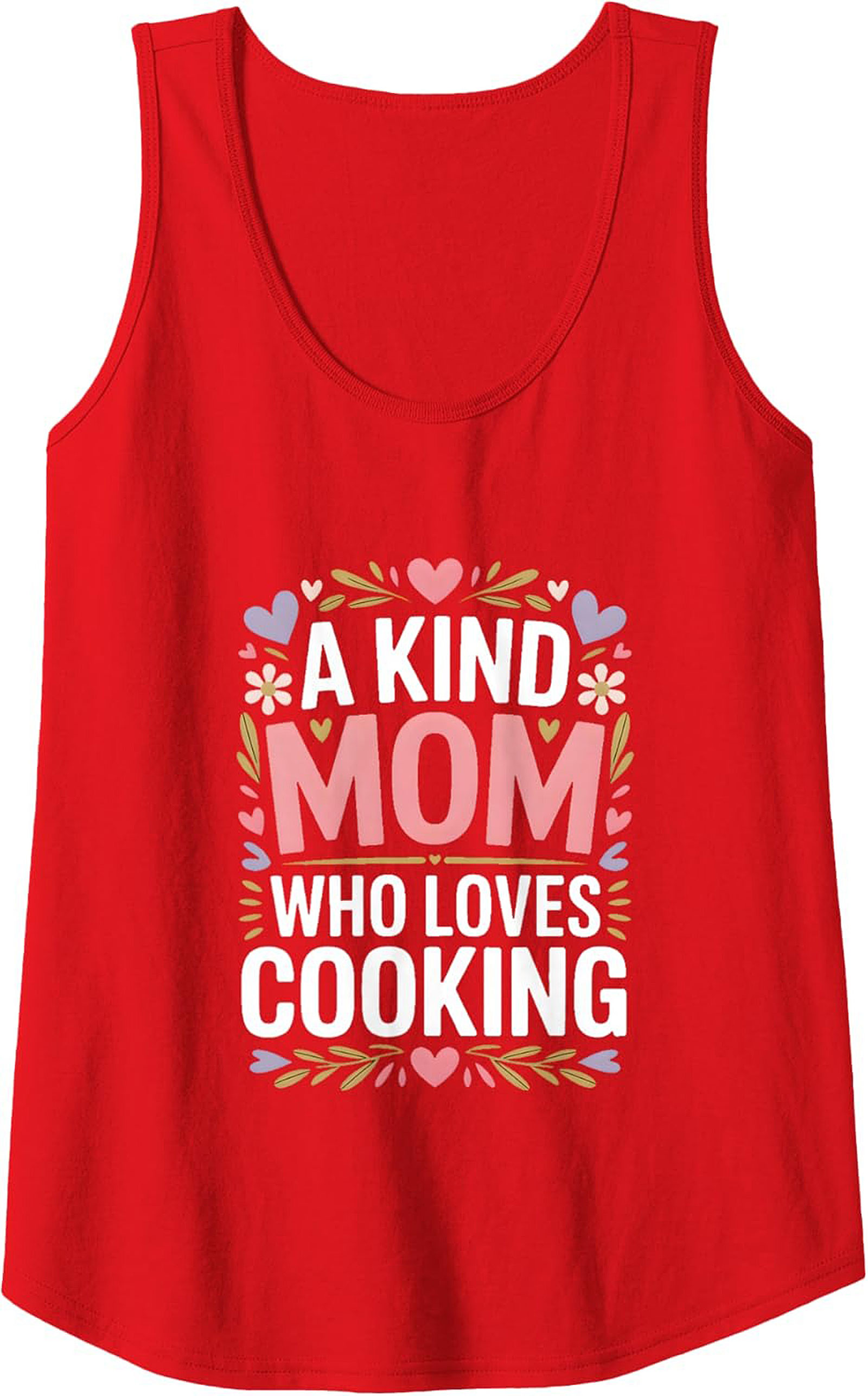 Kind Mom Who Loves Cooking Tank Top Mother's Day Gift