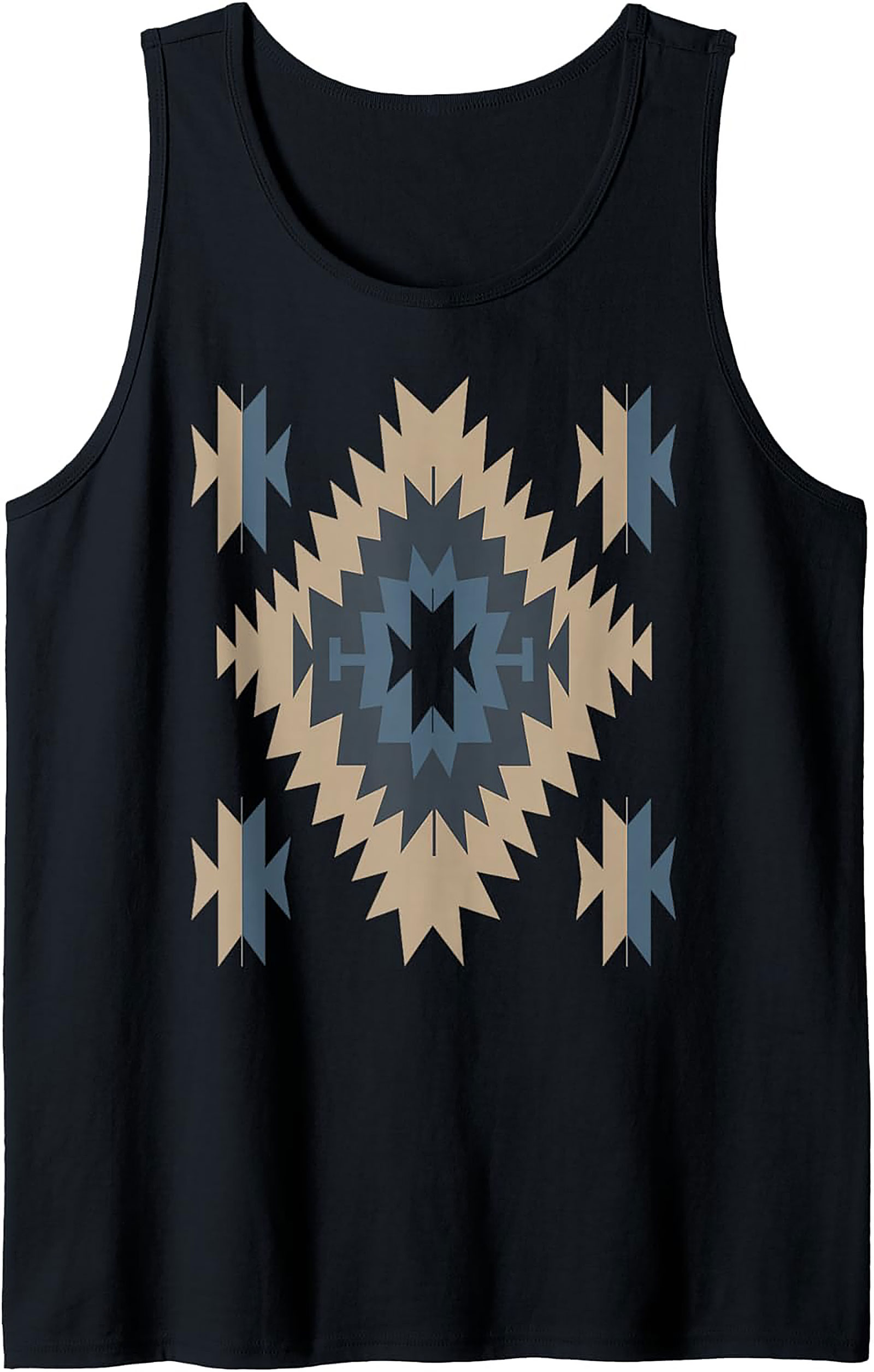 Southwestern Diamond Pattern Tank Top Unisex Fit