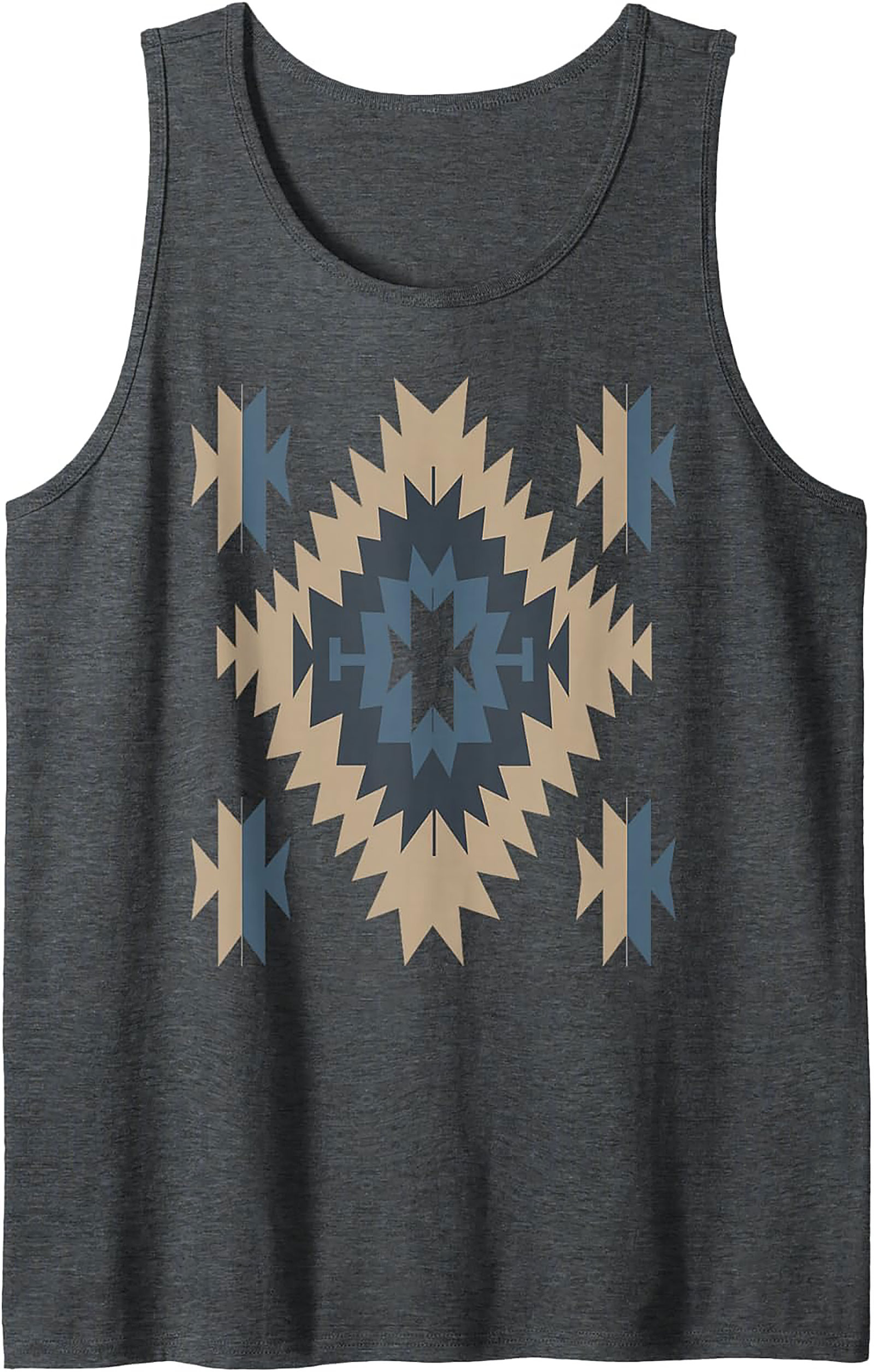 Southwestern Diamond Pattern Tank Top Unisex Fit