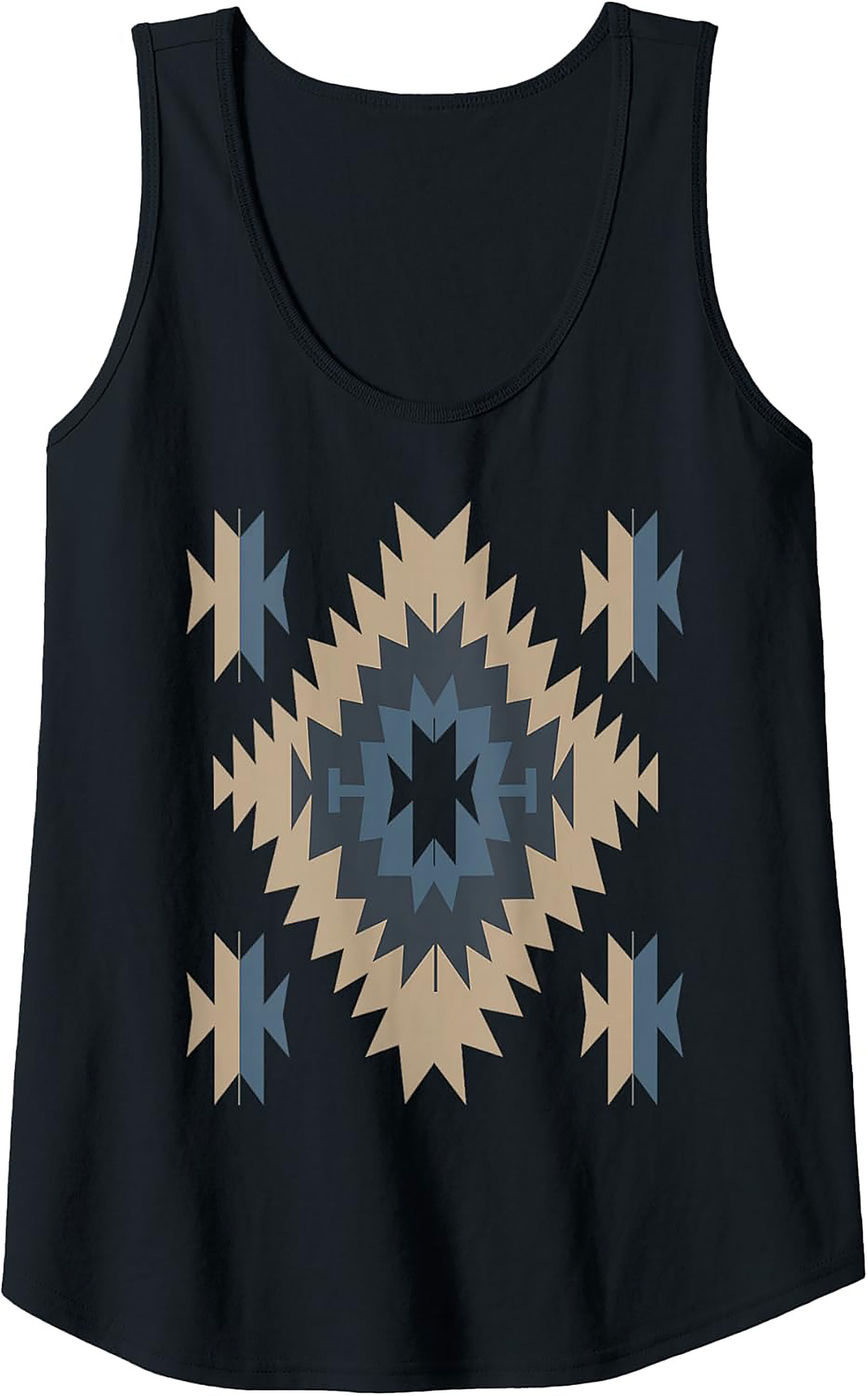 Southwestern Diamond Pattern Tank Top Unisex Fit