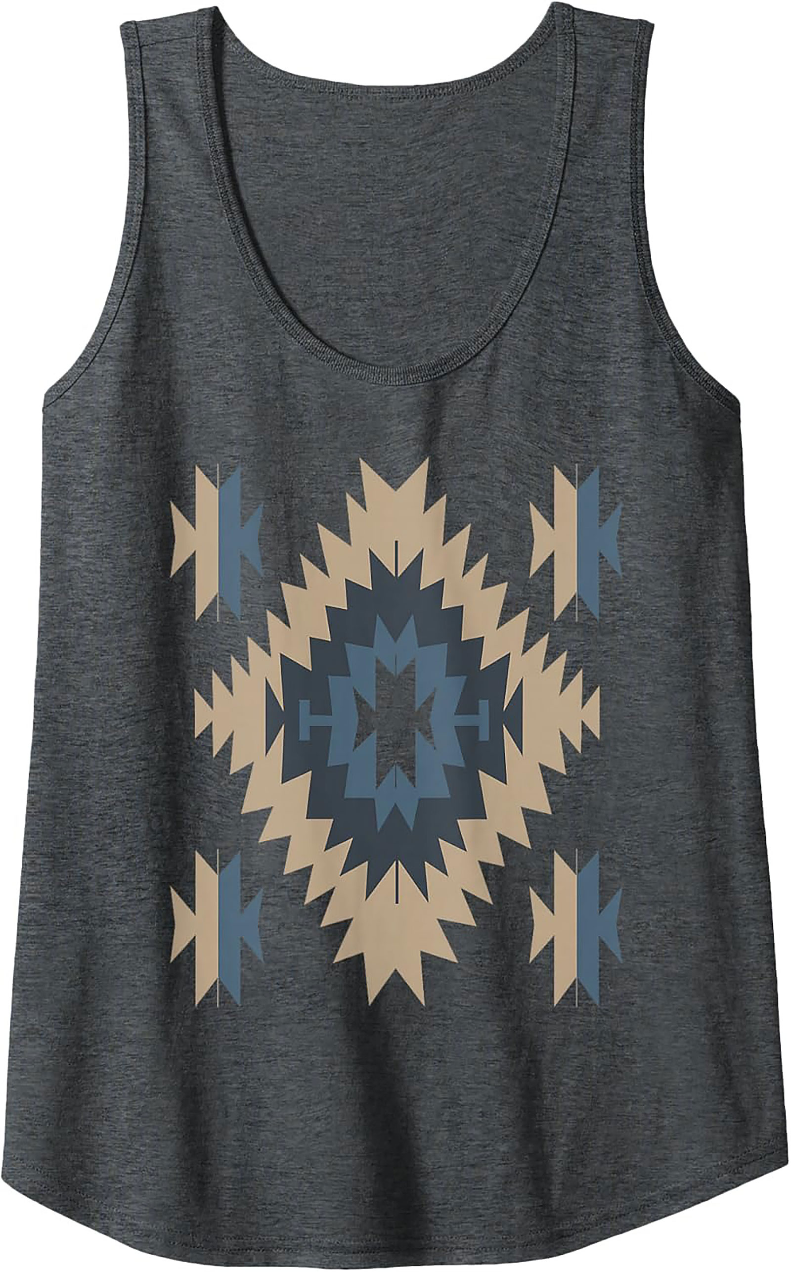 Southwestern Diamond Pattern Tank Top Unisex Fit