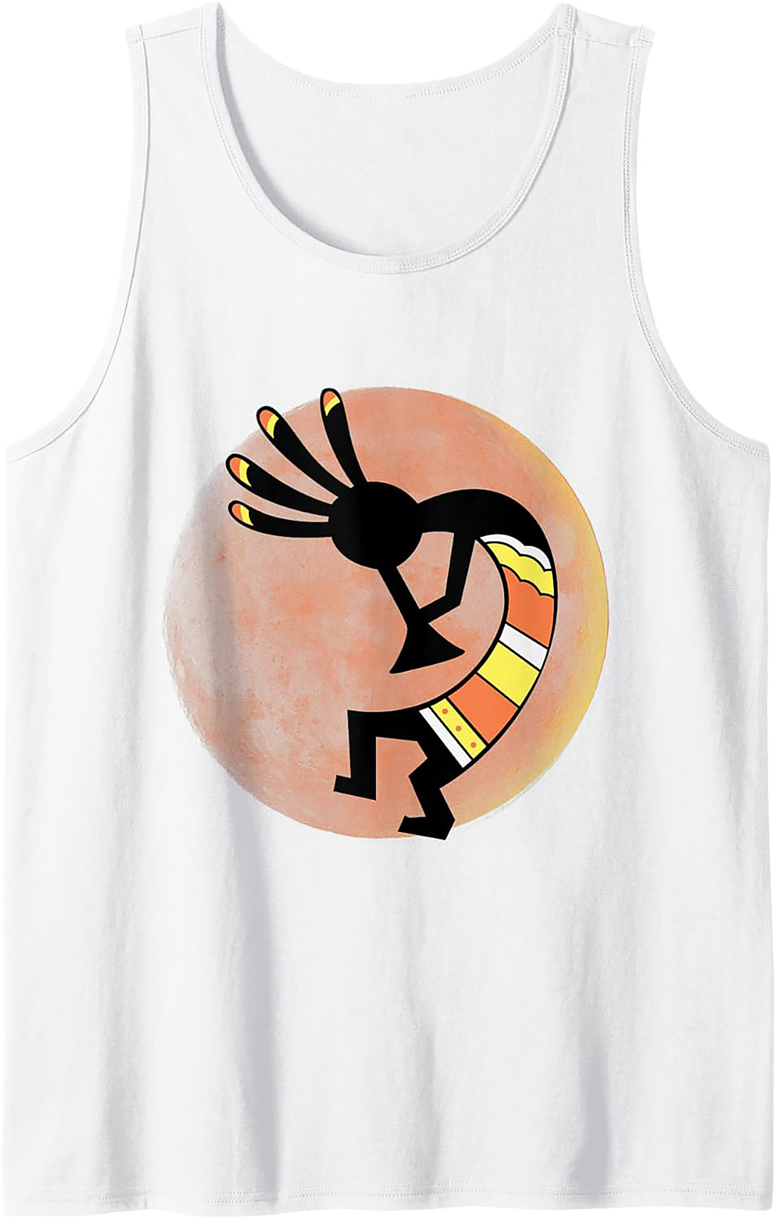 Kokopelli Graphic Tank Top Desert Art Sleeveless Shirt