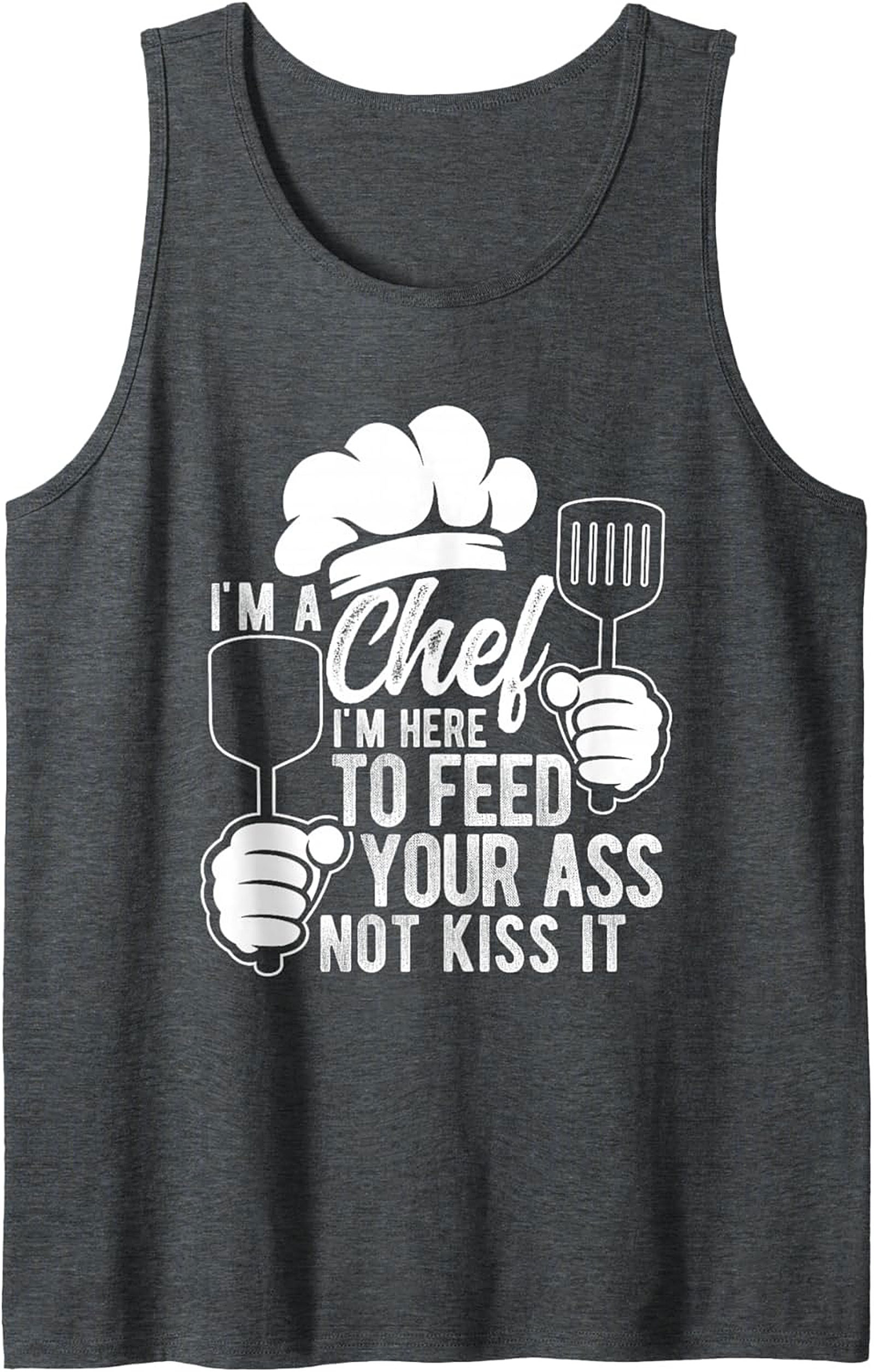 Funny Chef Tank Top Culinary Graphic Tank Kitchen Humor Gift