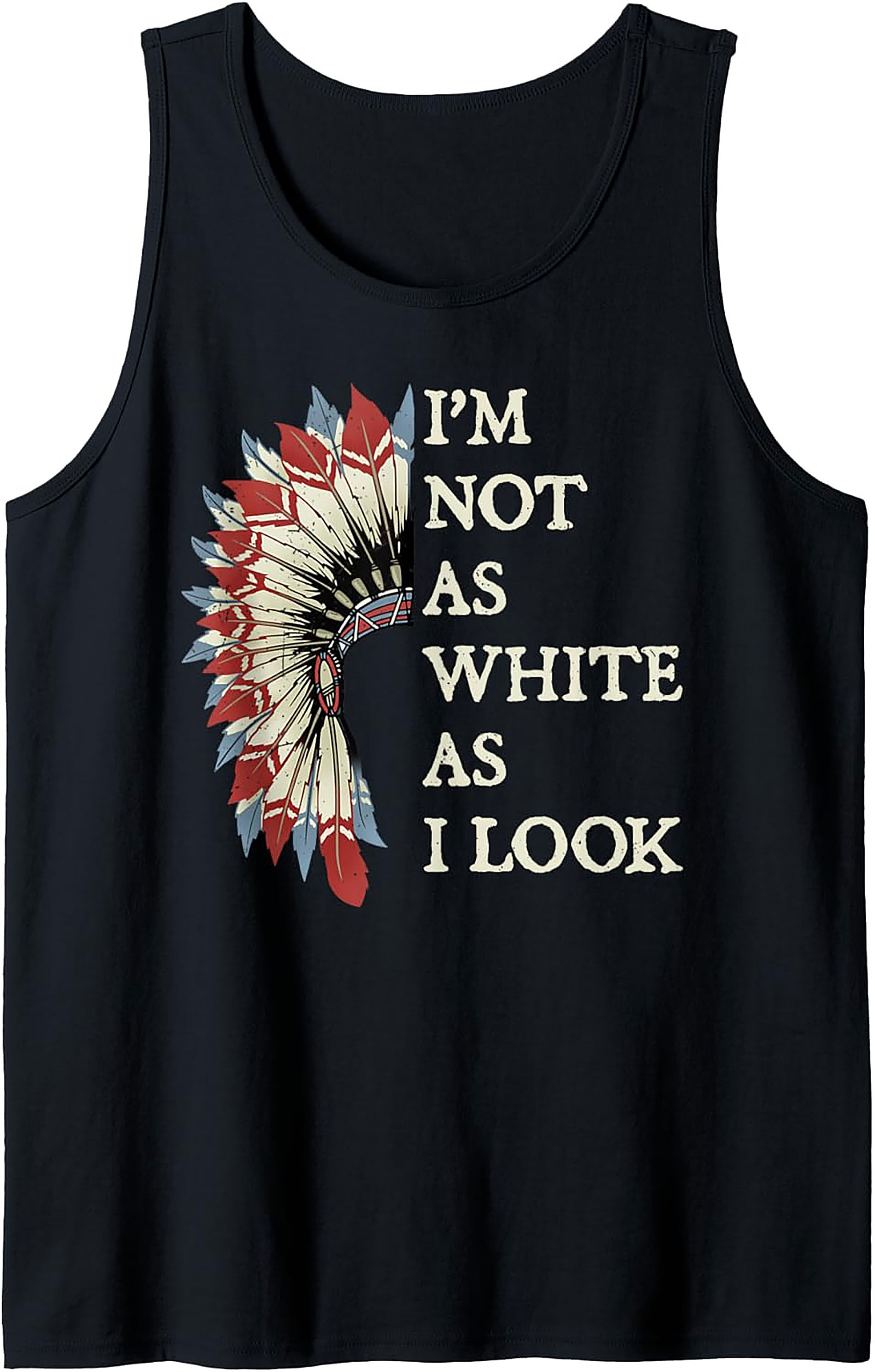 Heritage Identity Tank Top Statement Sleeveless Shirt