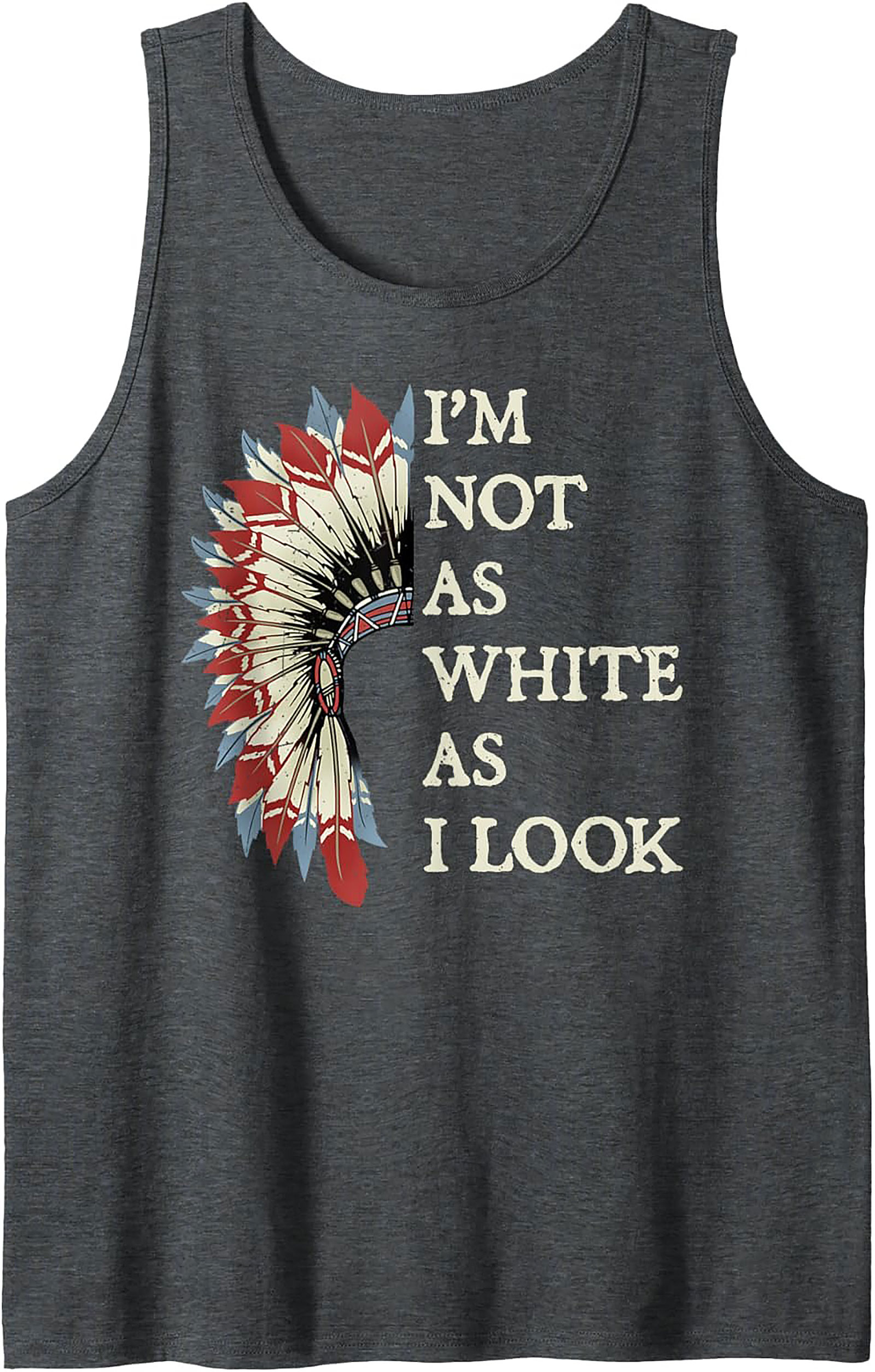 Heritage Identity Tank Top Statement Sleeveless Shirt