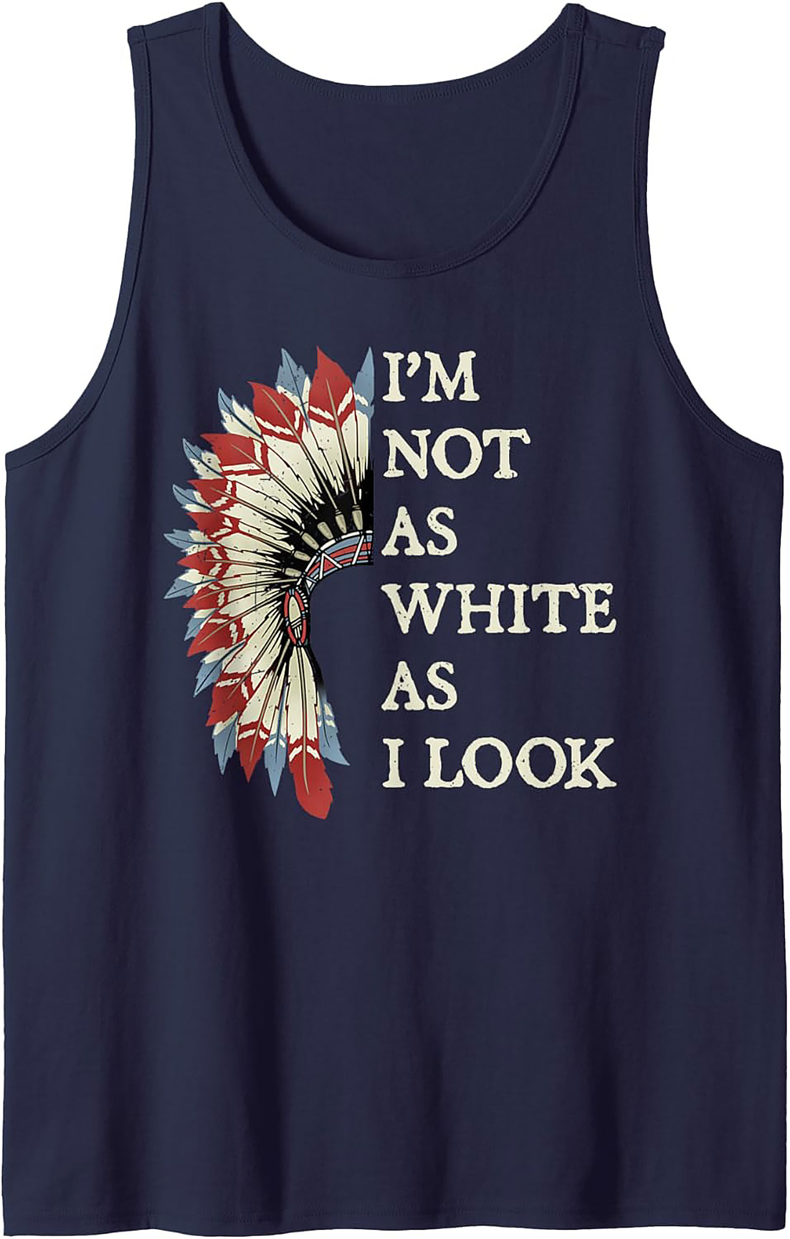 Heritage Identity Tank Top Statement Sleeveless Shirt