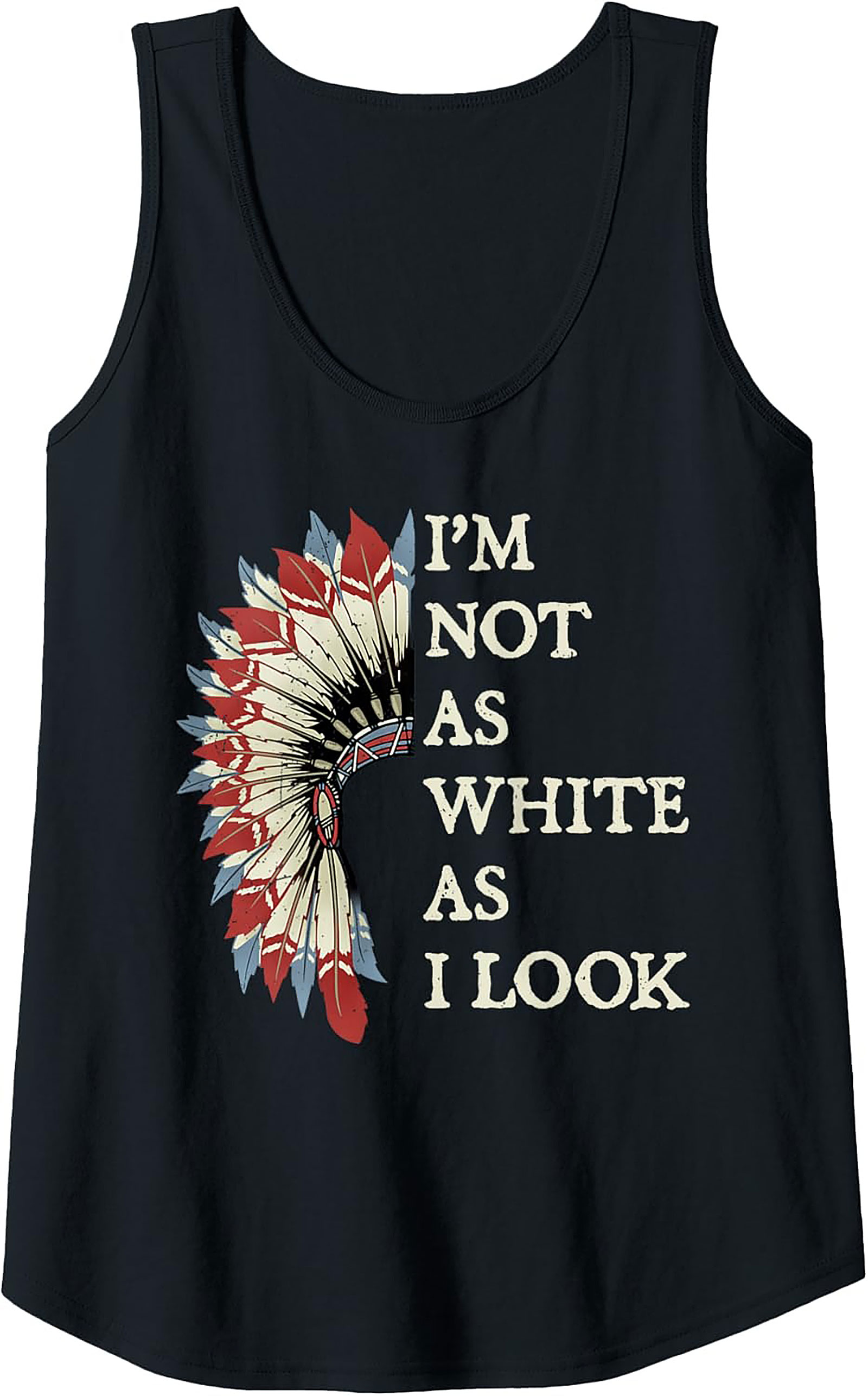 Heritage Identity Tank Top Statement Sleeveless Shirt
