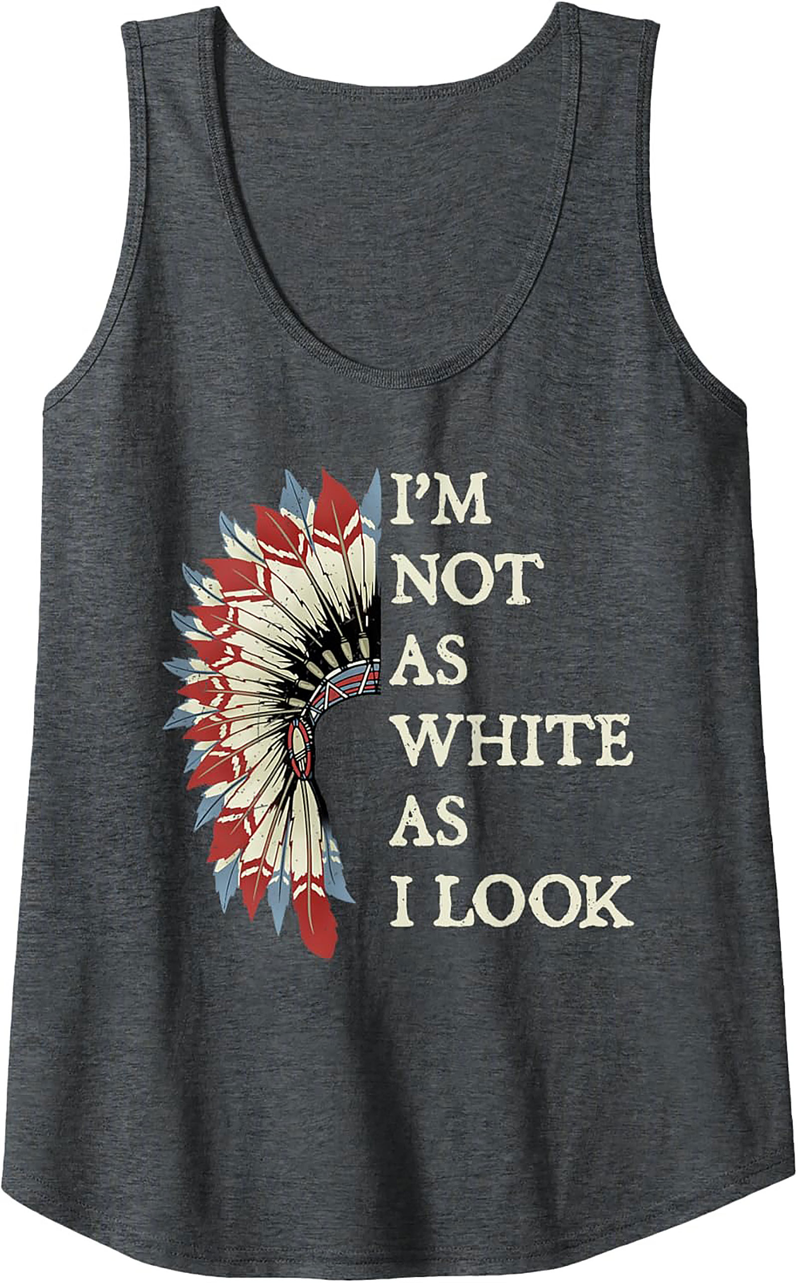 Heritage Identity Tank Top Statement Sleeveless Shirt