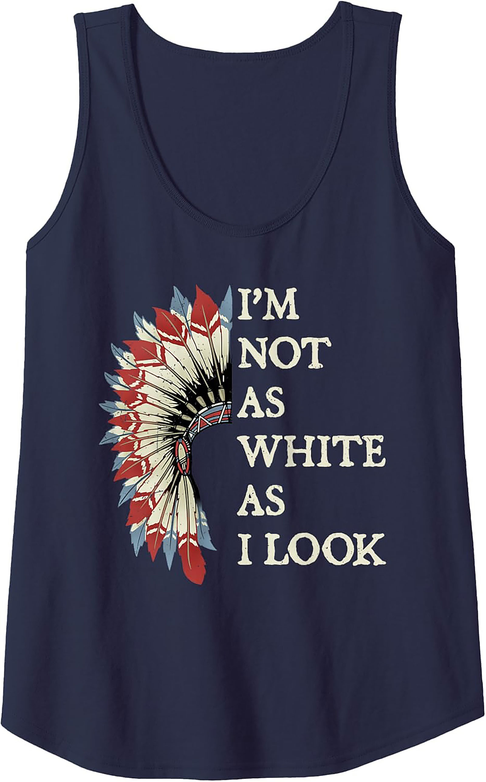 Heritage Identity Tank Top Statement Sleeveless Shirt
