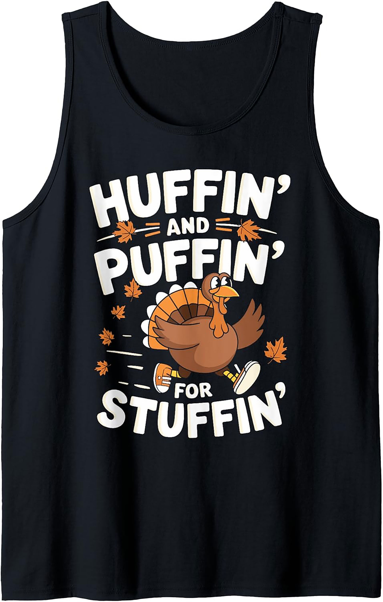 Funny Turkey Trot Tank Top | Thanksgiving Sleeveless Shirt