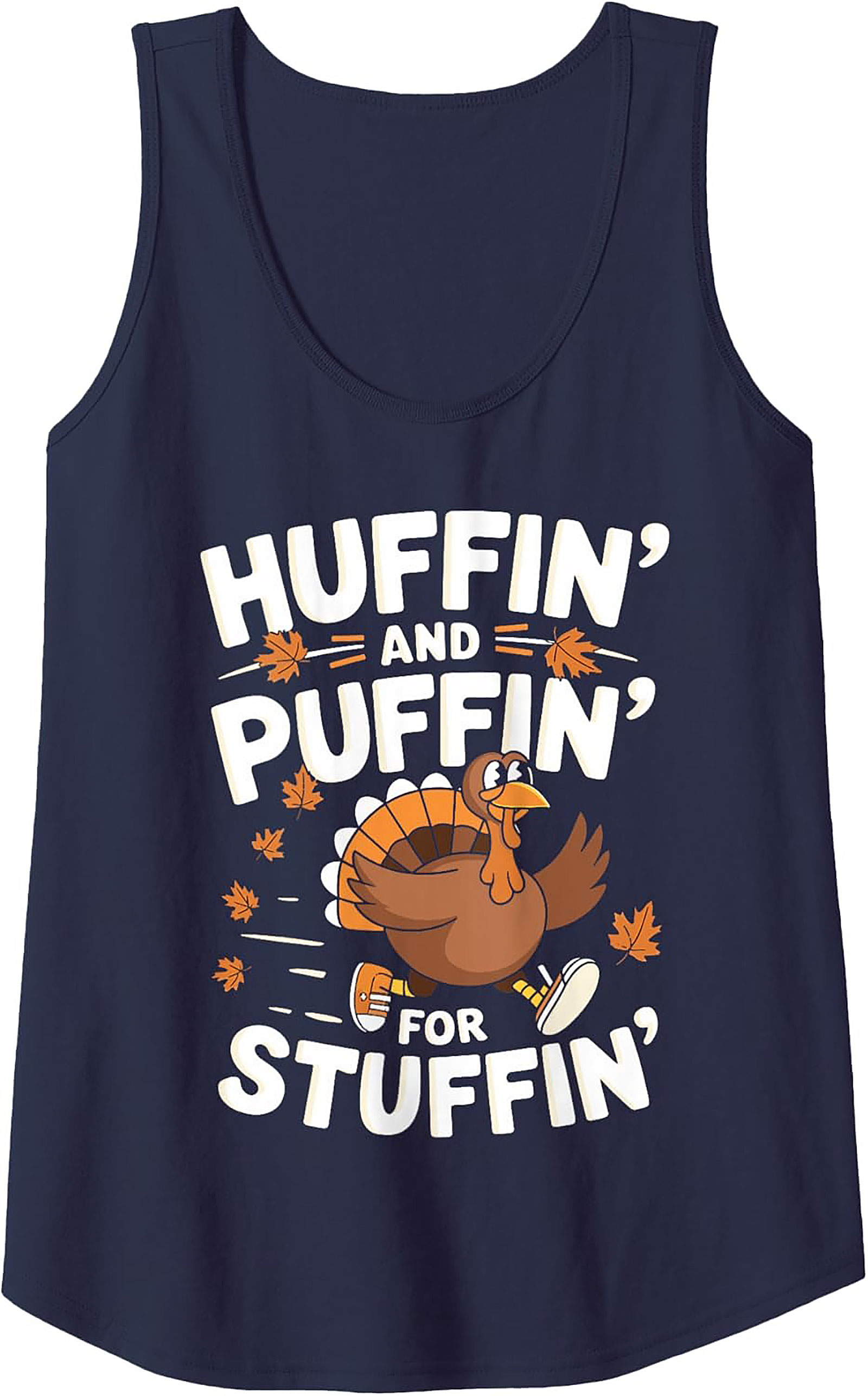 Funny Turkey Trot Tank Top | Thanksgiving Sleeveless Shirt