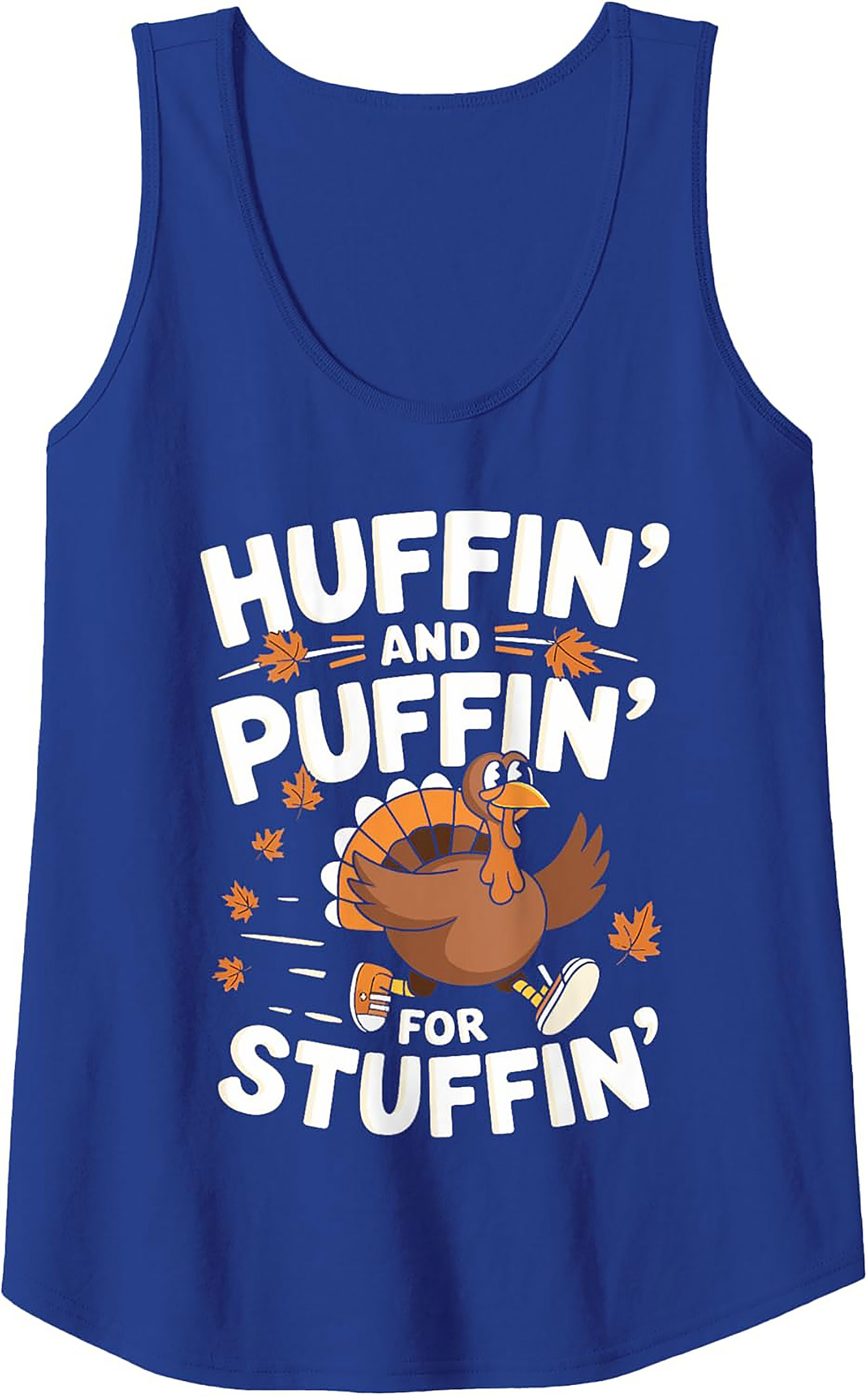 Funny Turkey Trot Tank Top | Thanksgiving Sleeveless Shirt
