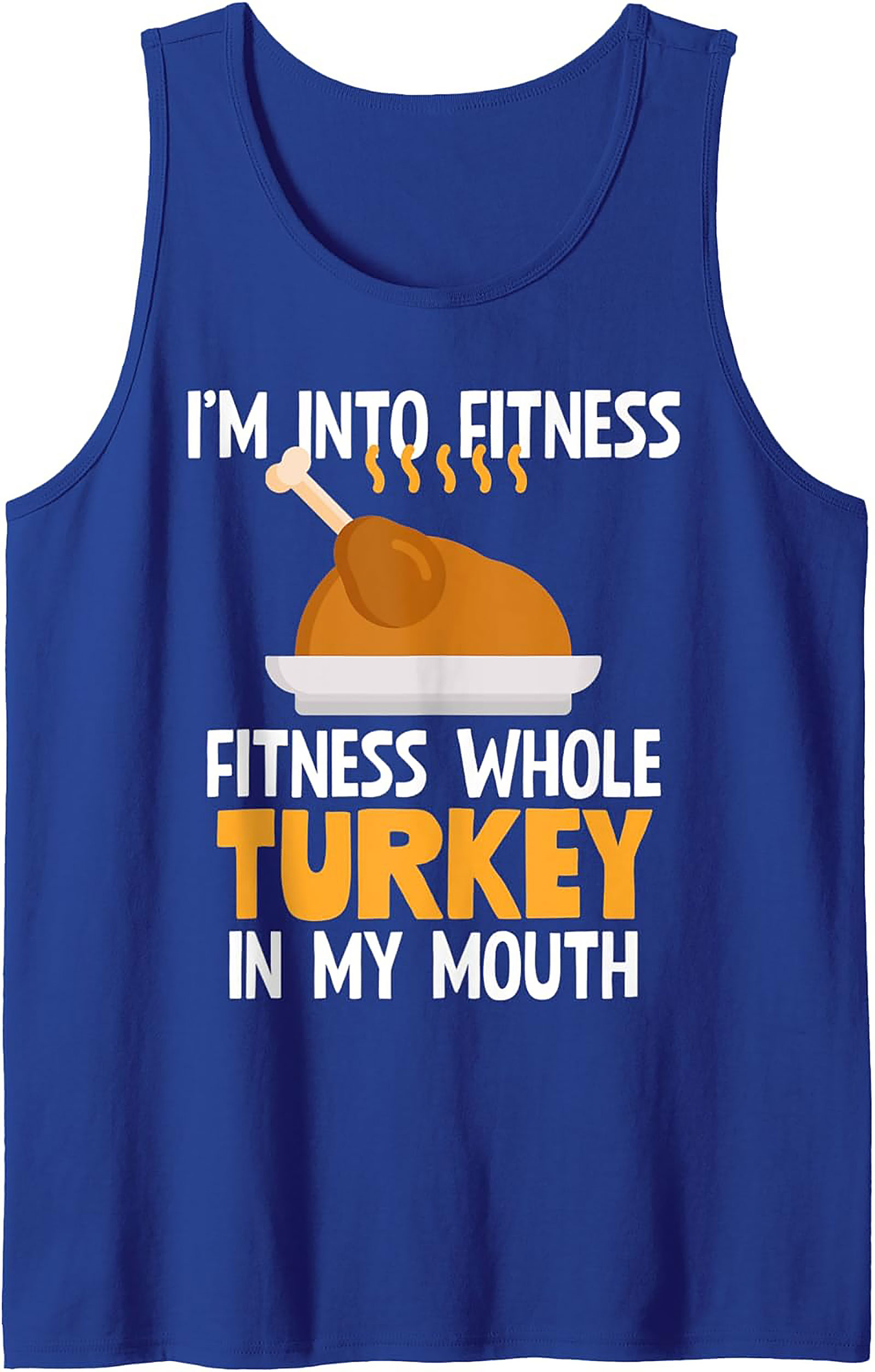 Funny Turkey Fitness Graphic Tank | Thanksgiving Gift