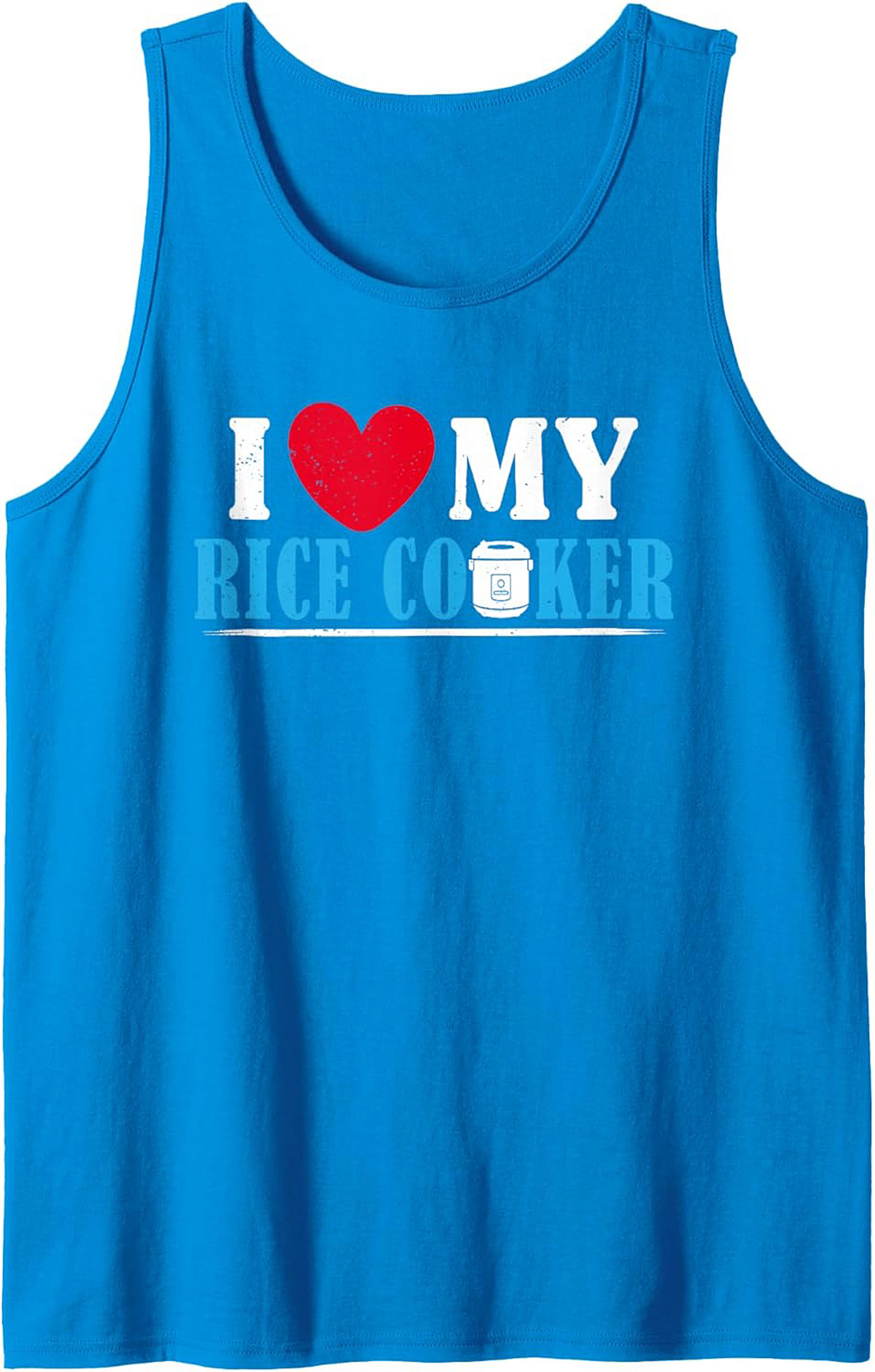 Funny Rice Cooker Graphic Tank Top Unisex Sleeveless Shirt