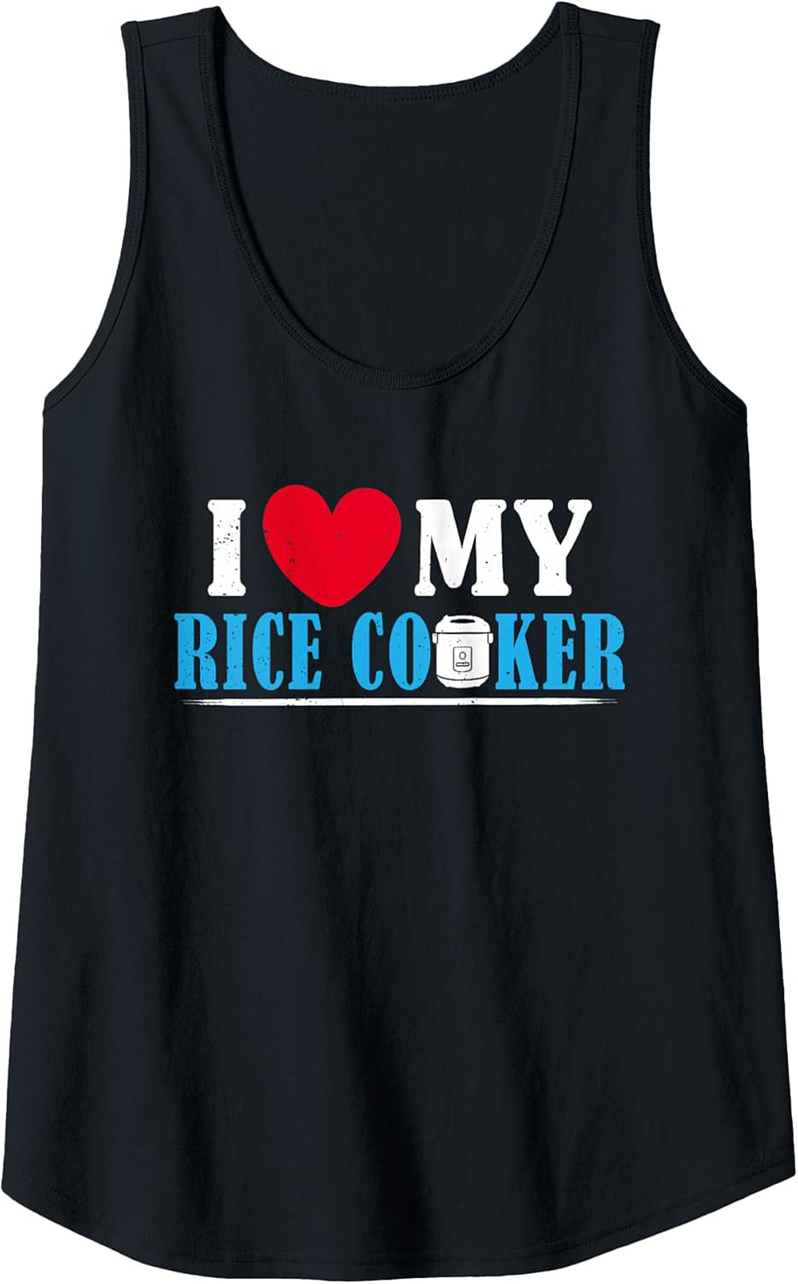 Funny Rice Cooker Graphic Tank Top Unisex Sleeveless Shirt