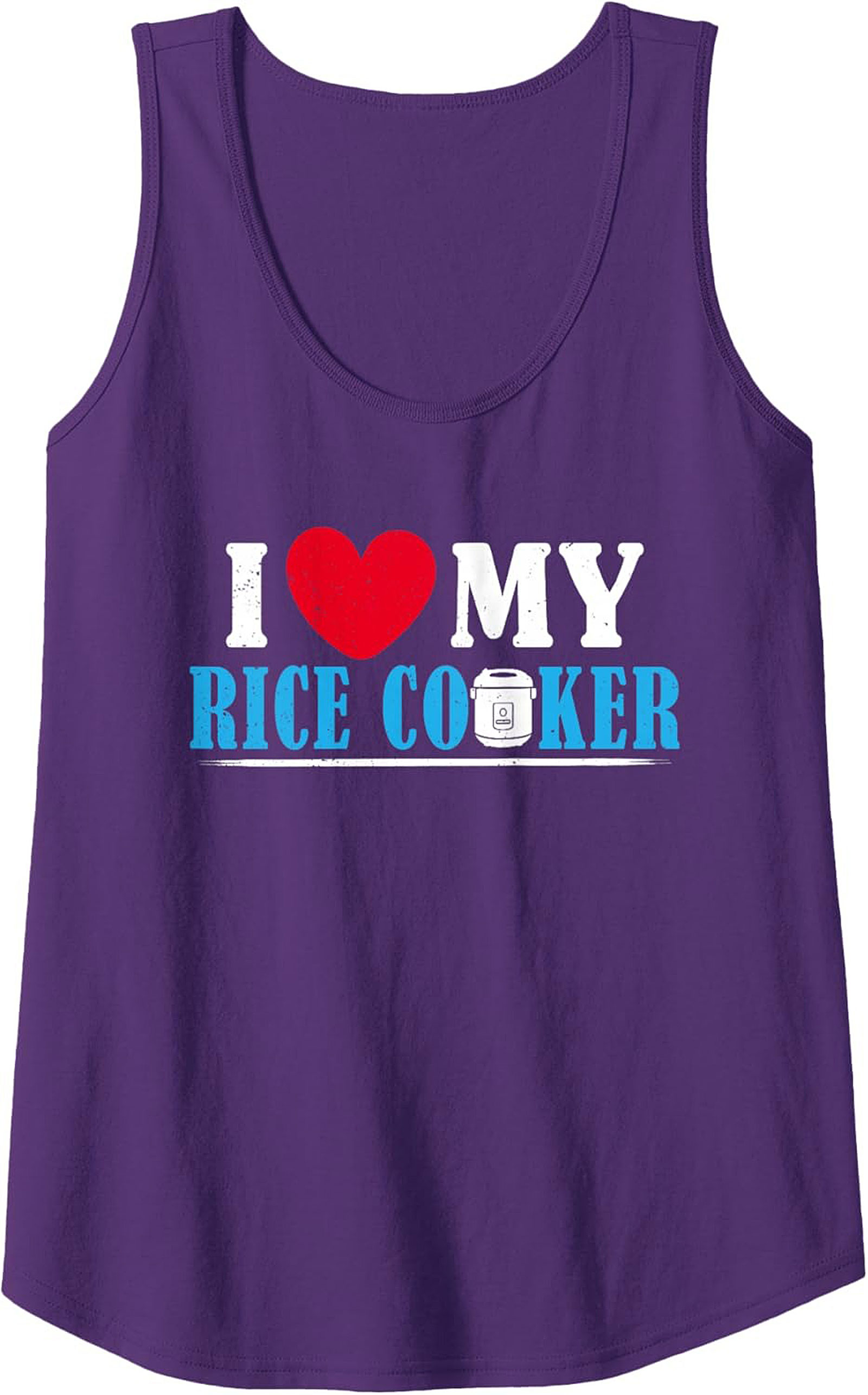 Funny Rice Cooker Graphic Tank Top Unisex Sleeveless Shirt