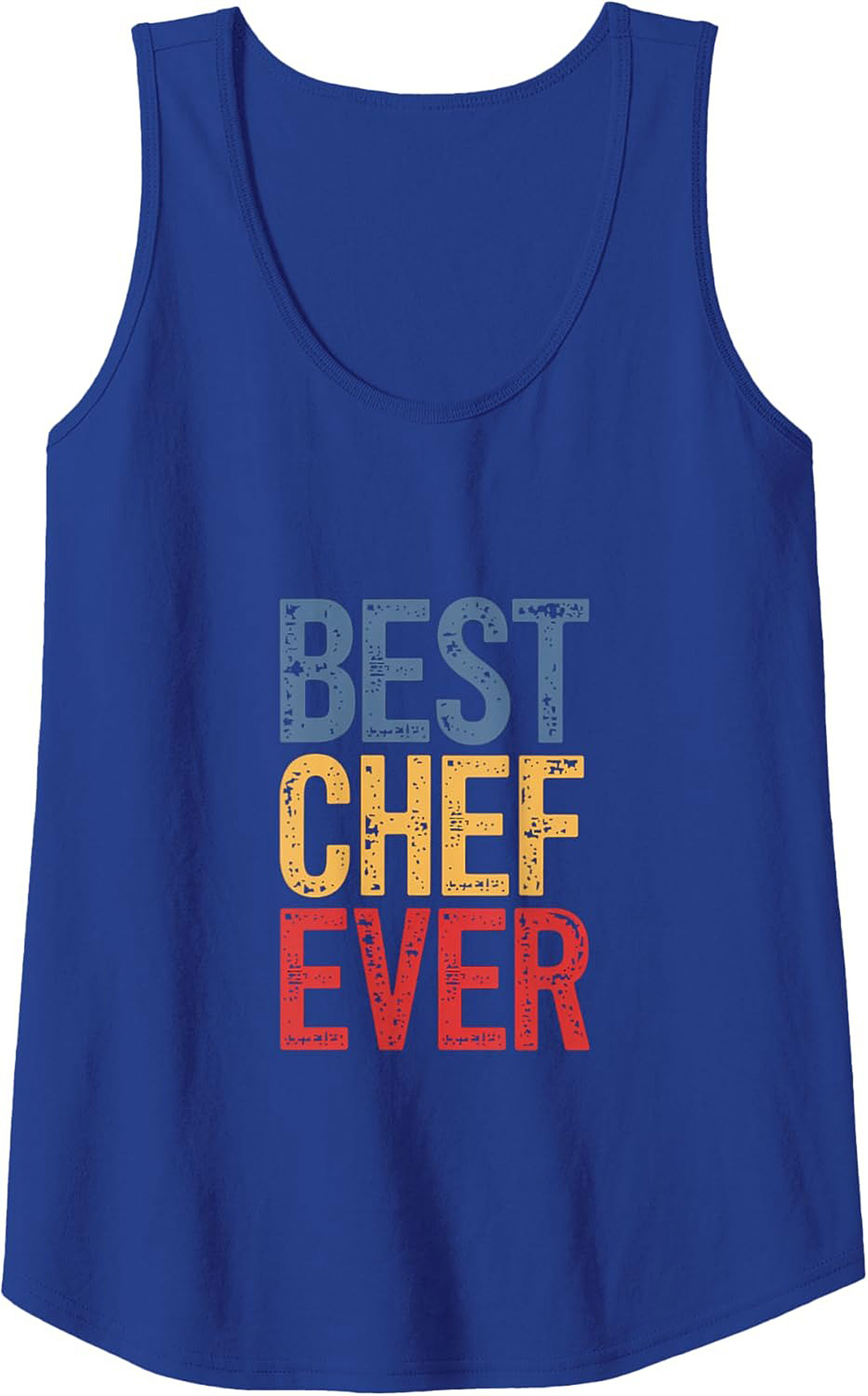 Best Chef Ever Graphic Tank Unisex Sleeveless Shirt