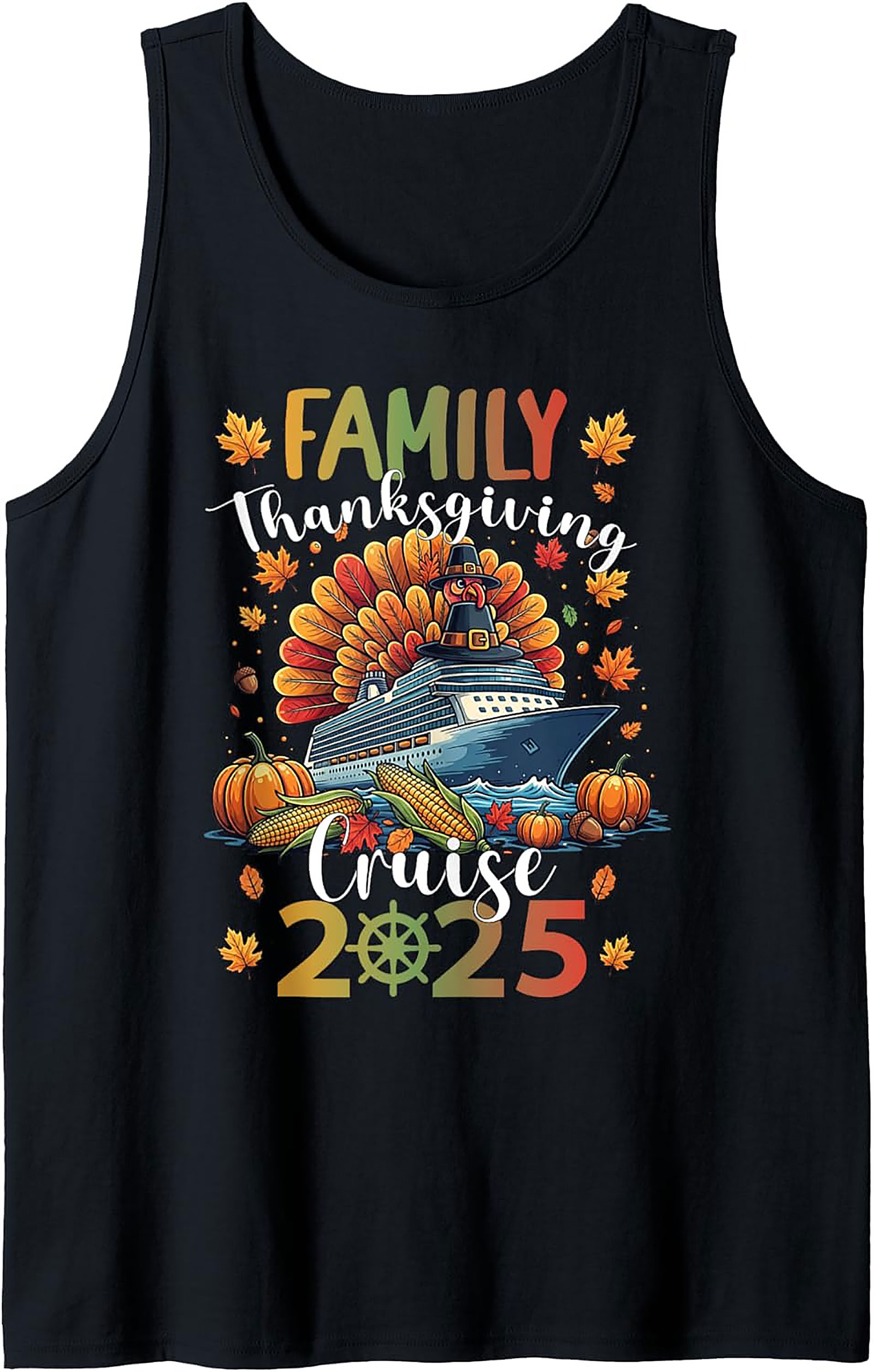 2025 Family Thanksgiving Cruise Tank Top | Turkey Ship