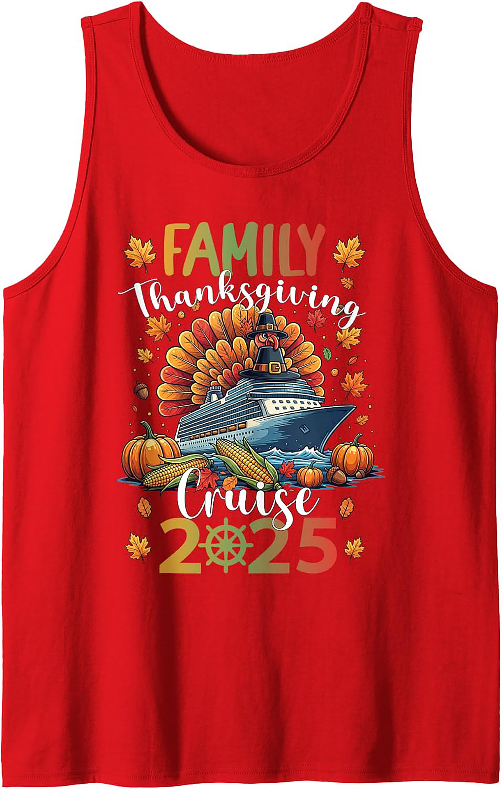 2025 Family Thanksgiving Cruise Tank Top | Turkey Ship
