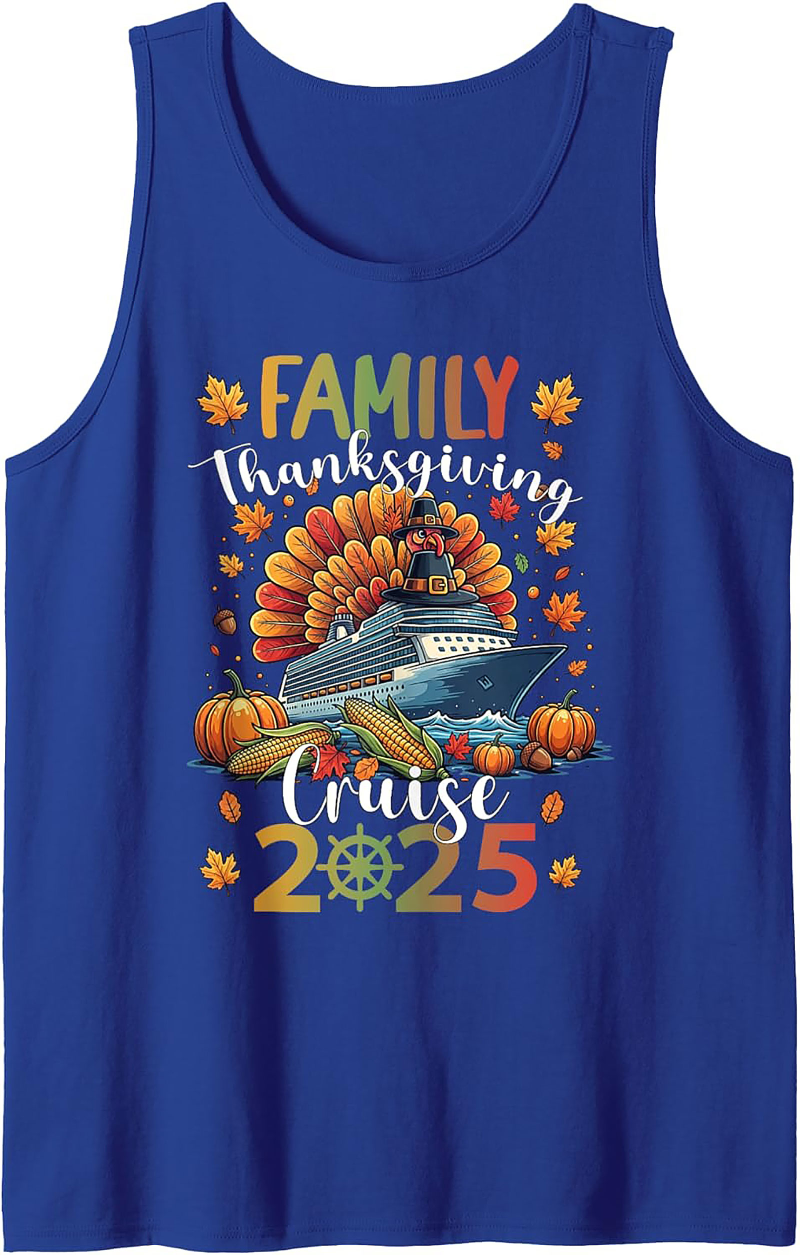 2025 Family Thanksgiving Cruise Tank Top | Turkey Ship