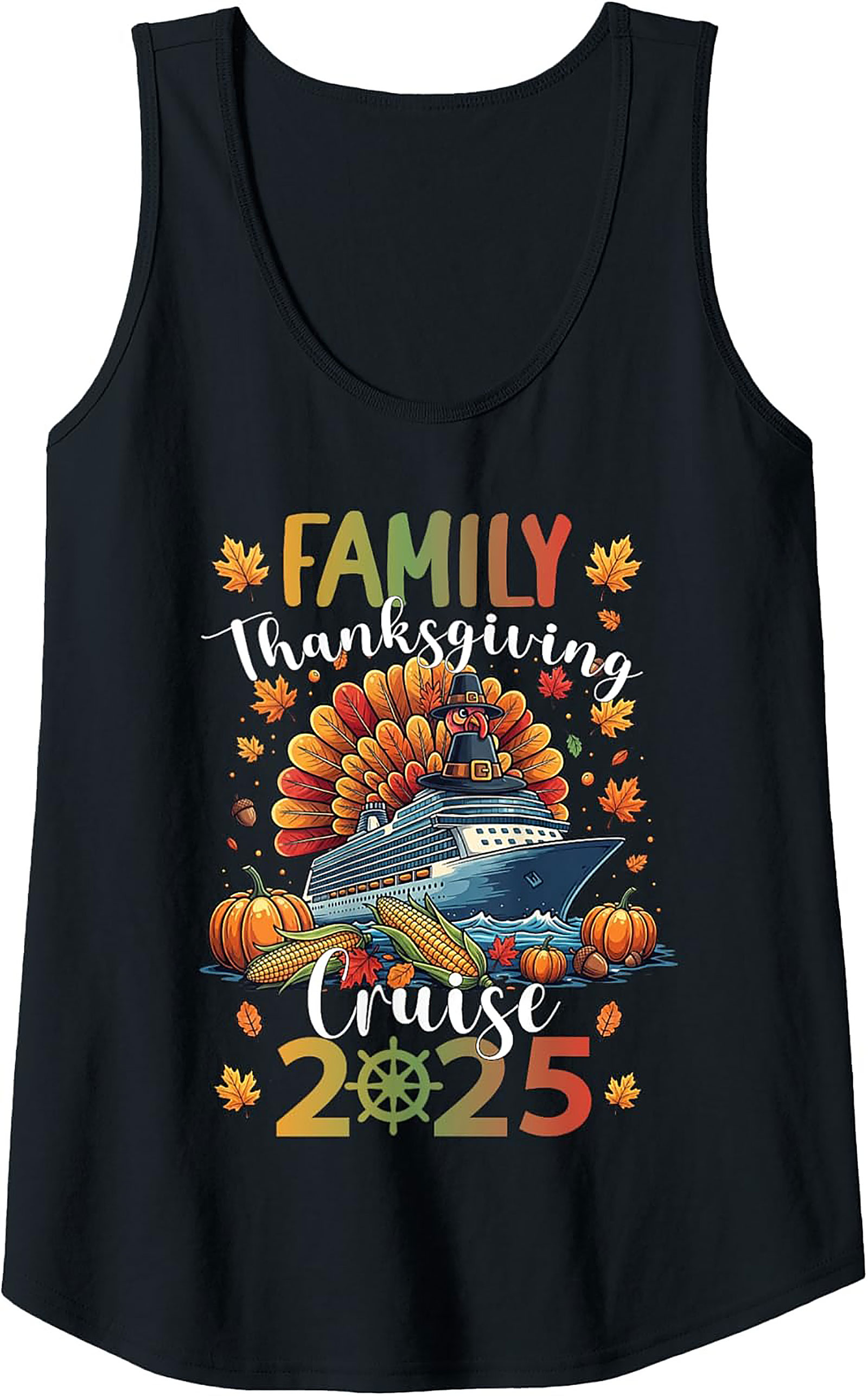 2025 Family Thanksgiving Cruise Tank Top | Turkey Ship