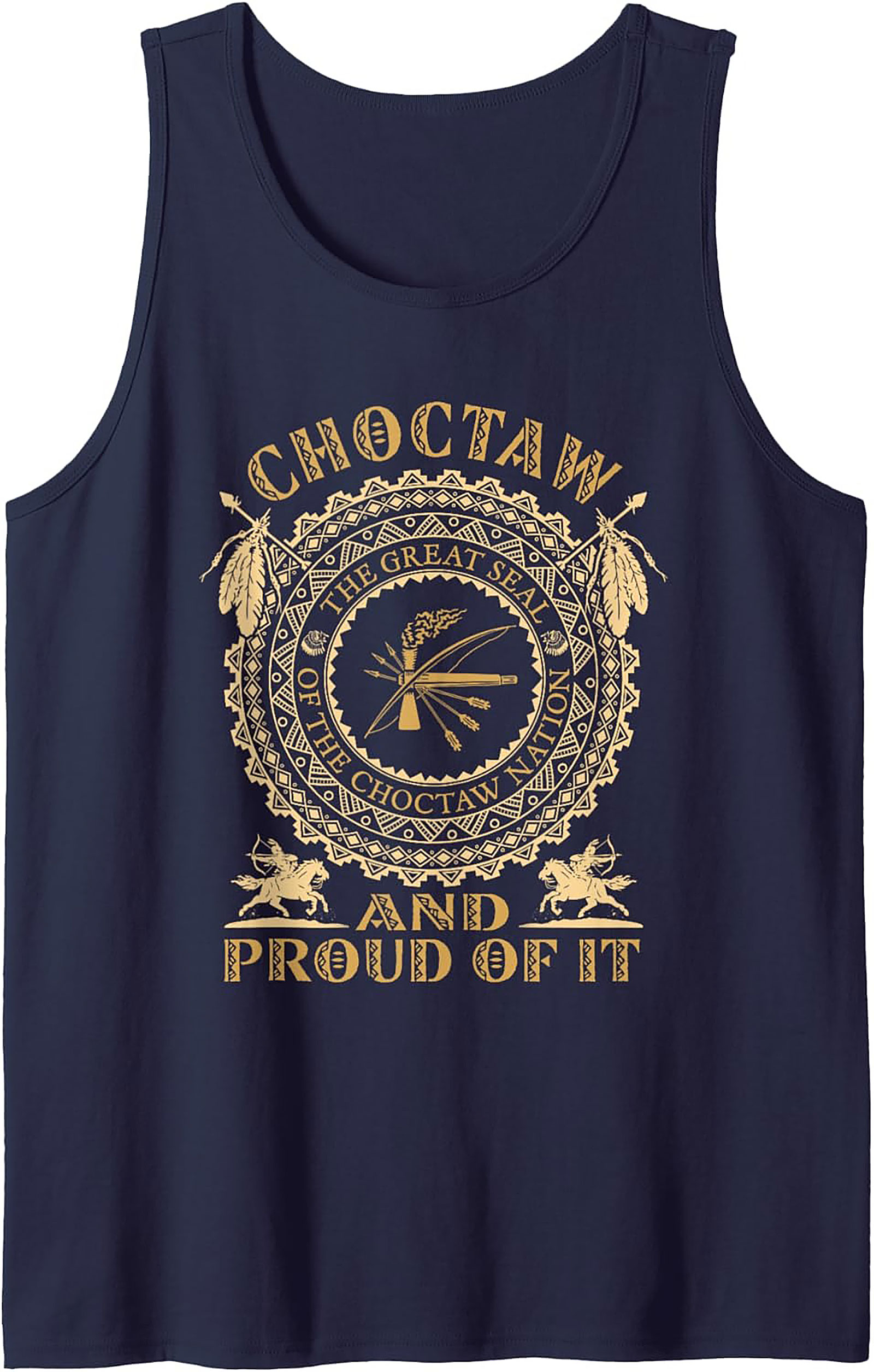 Choctaw Nation Seal & Pride Graphic Tank Top Unisex Fit