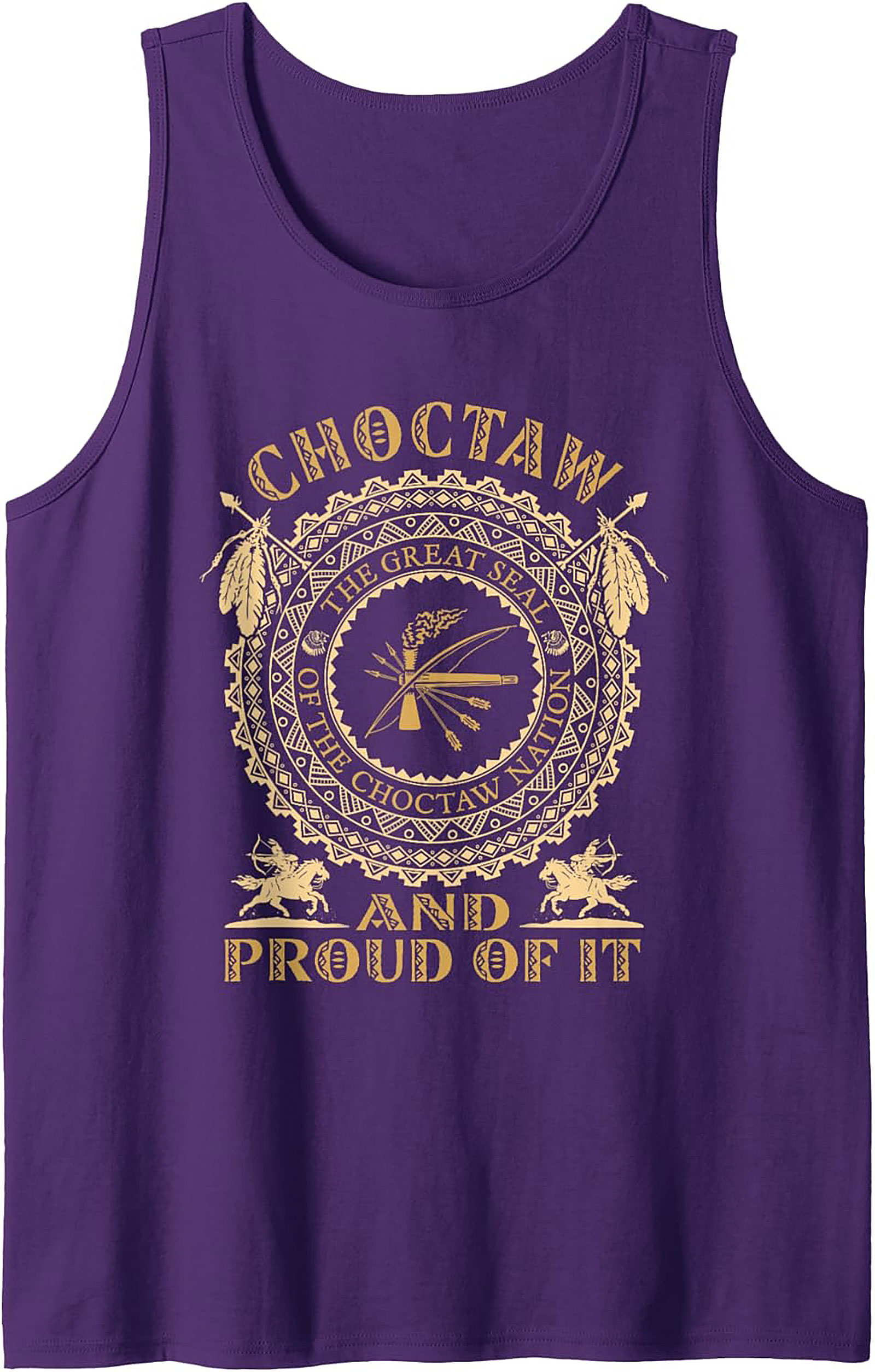 Choctaw Nation Seal & Pride Graphic Tank Top Unisex Fit