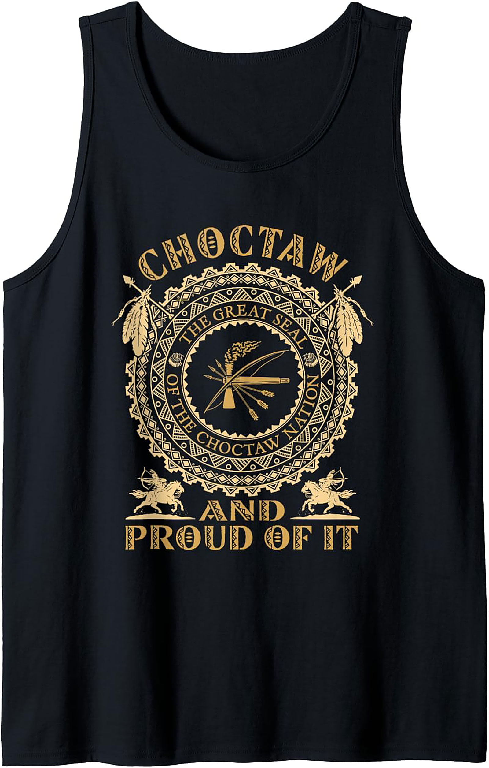 Choctaw Nation Seal & Pride Graphic Tank Top Unisex Fit