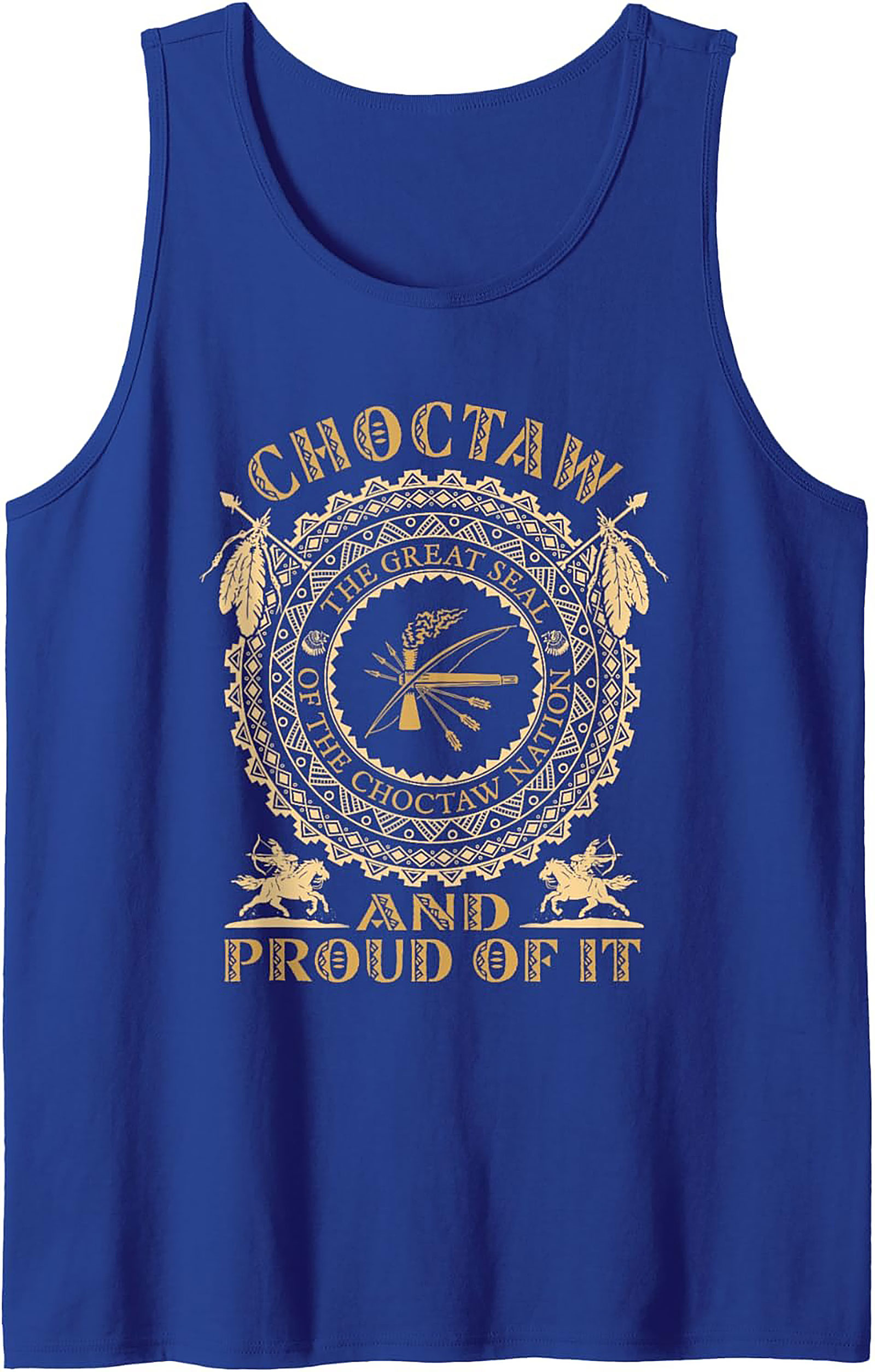 Choctaw Nation Seal & Pride Graphic Tank Top Unisex Fit