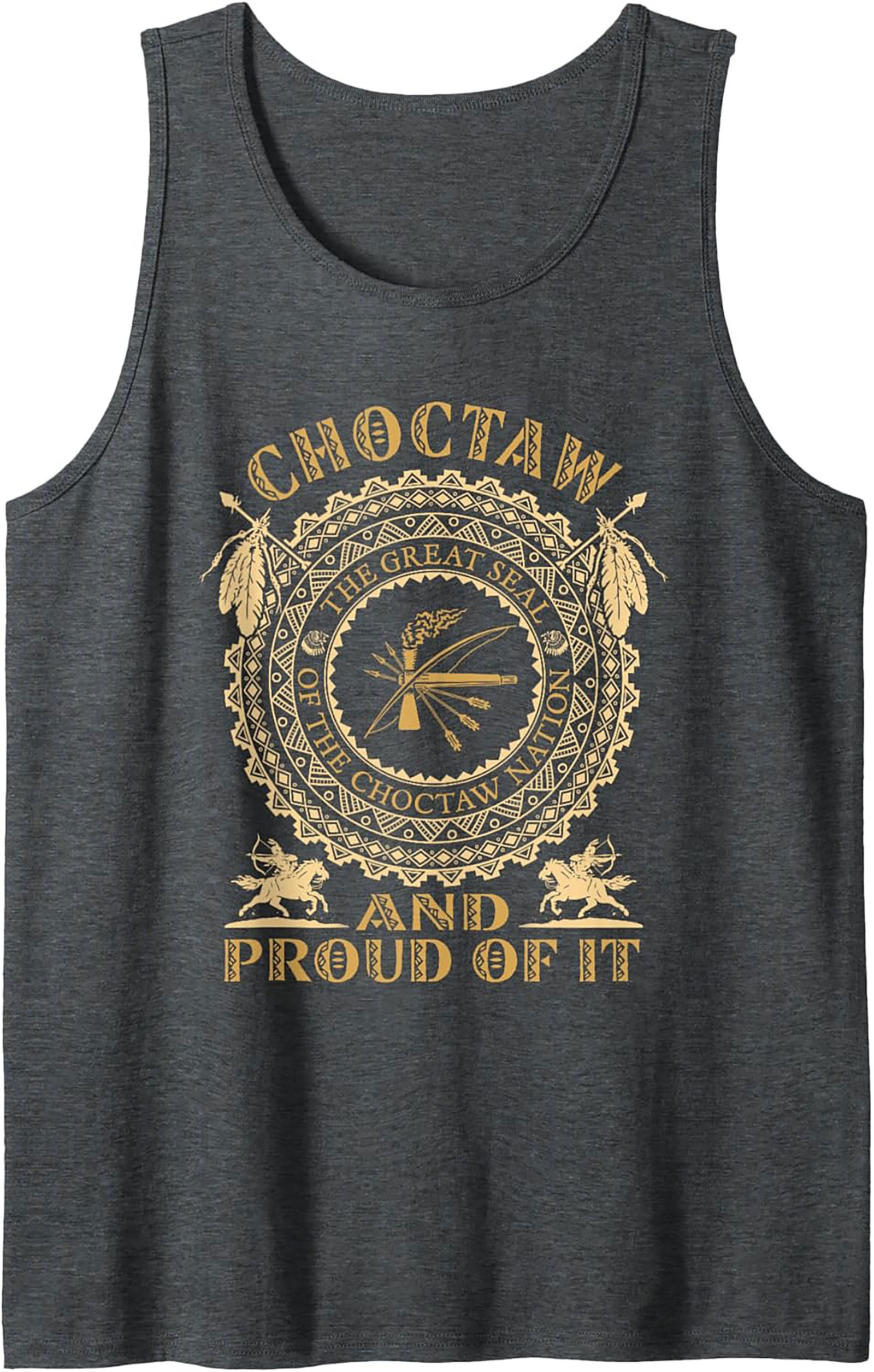 Choctaw Nation Seal & Pride Graphic Tank Top Unisex Fit
