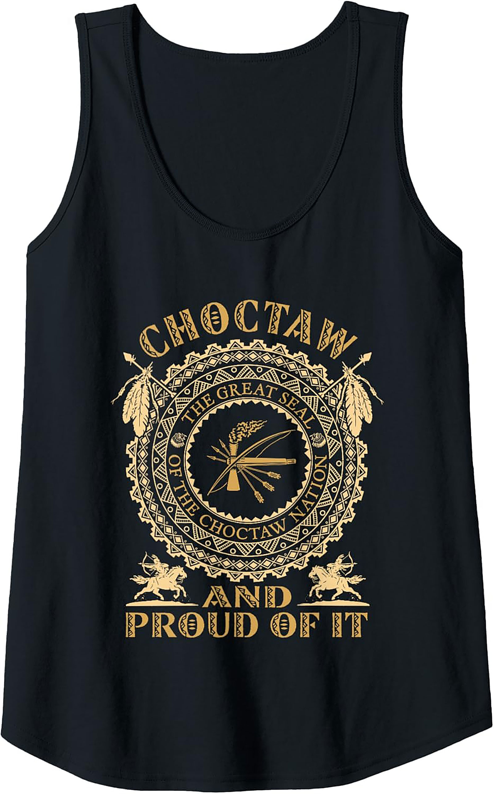 Choctaw Nation Seal & Pride Graphic Tank Top Unisex Fit