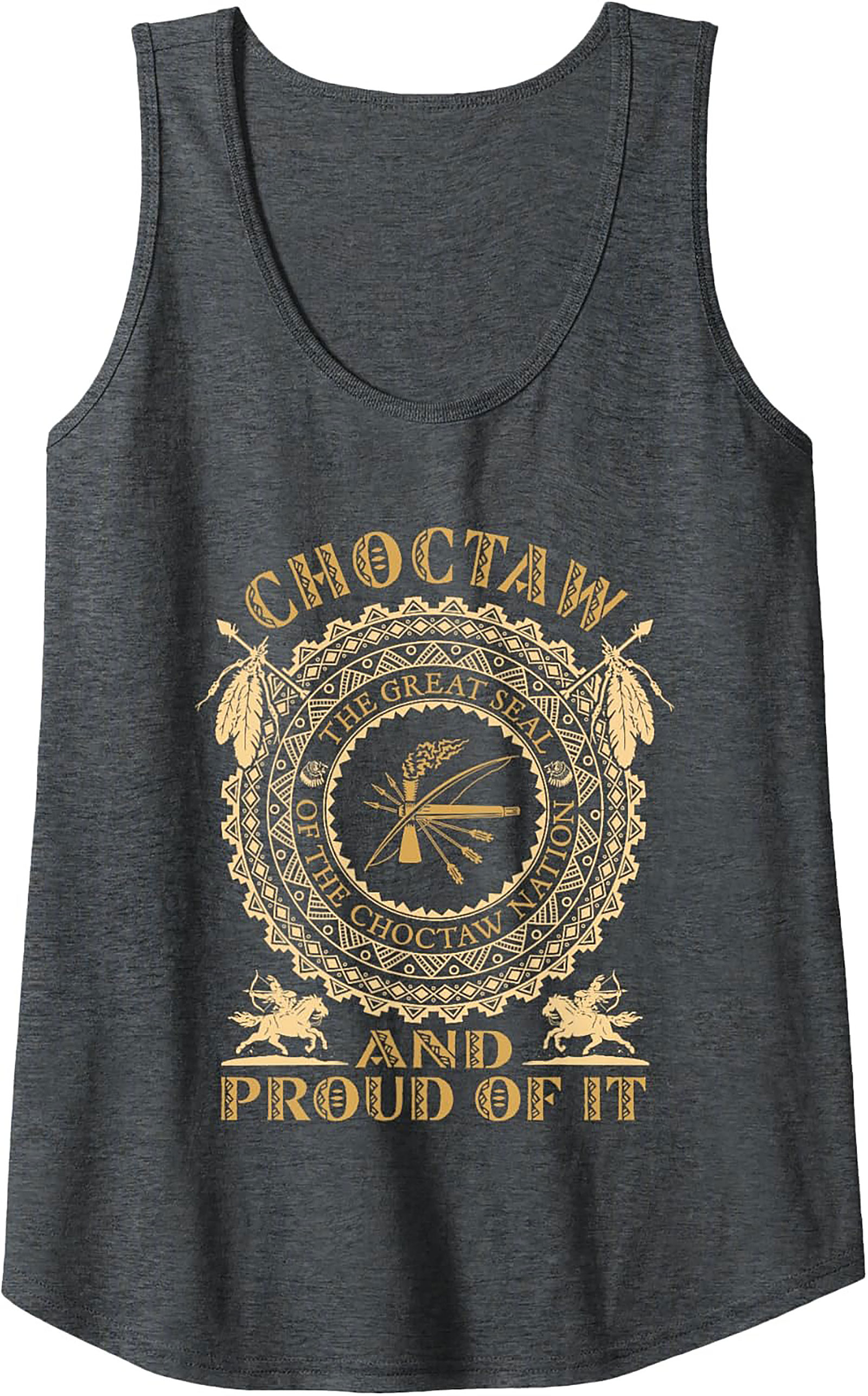 Choctaw Nation Seal & Pride Graphic Tank Top Unisex Fit