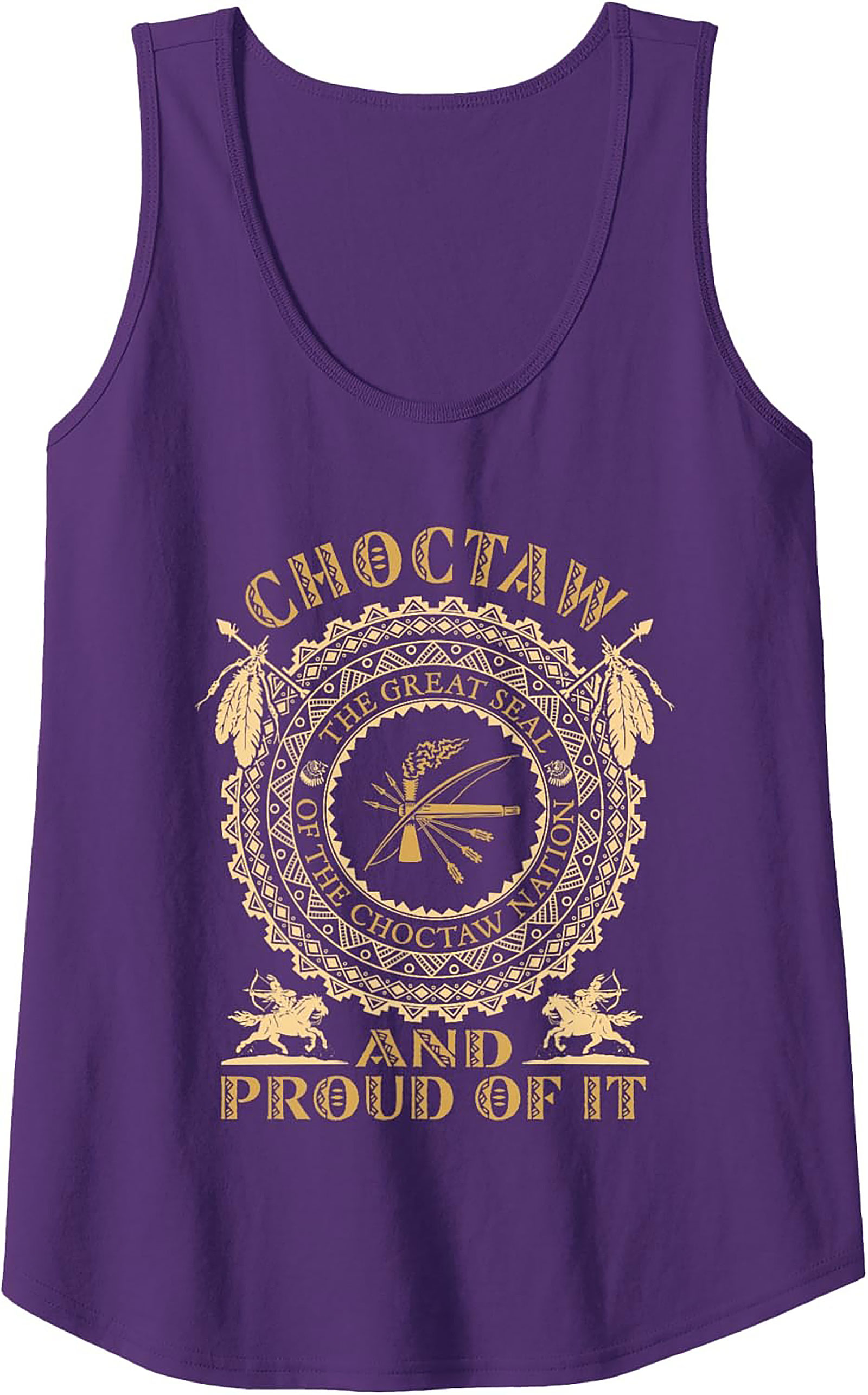 Choctaw Nation Seal & Pride Graphic Tank Top Unisex Fit
